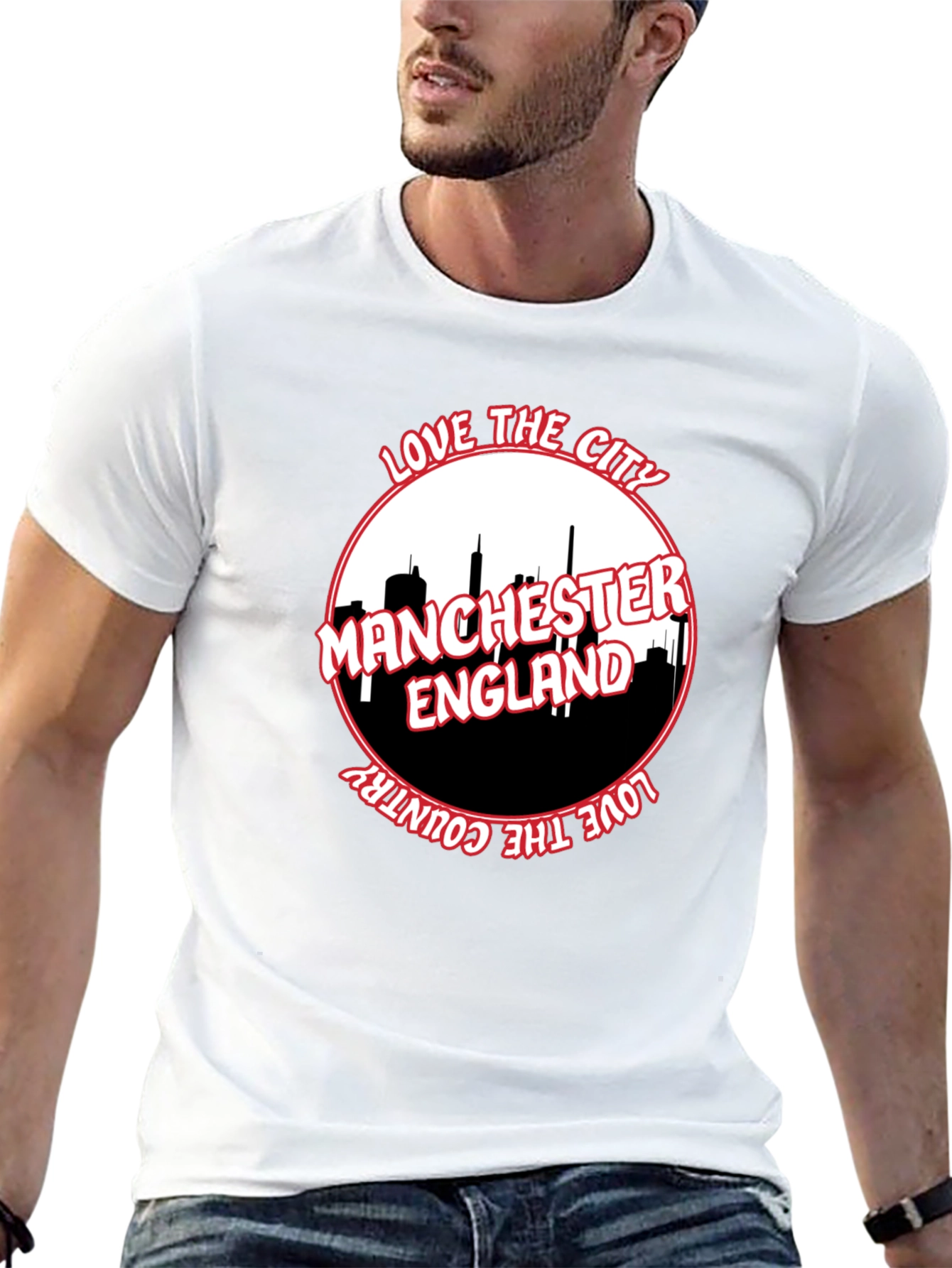 Manchester England T-Shirt - City & Country Love