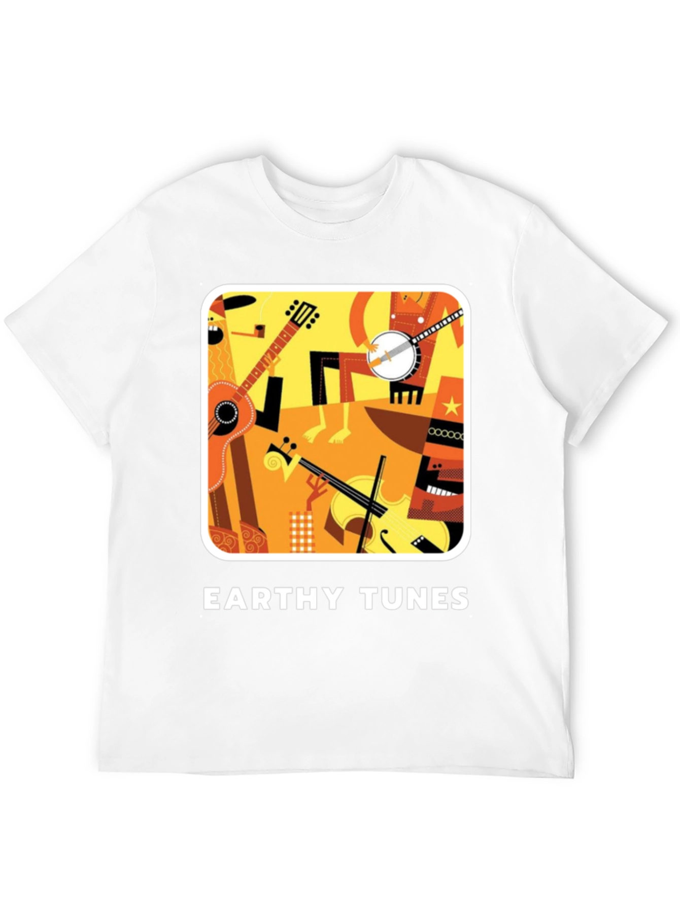 Earthy Tunes Black Graphic Tee
