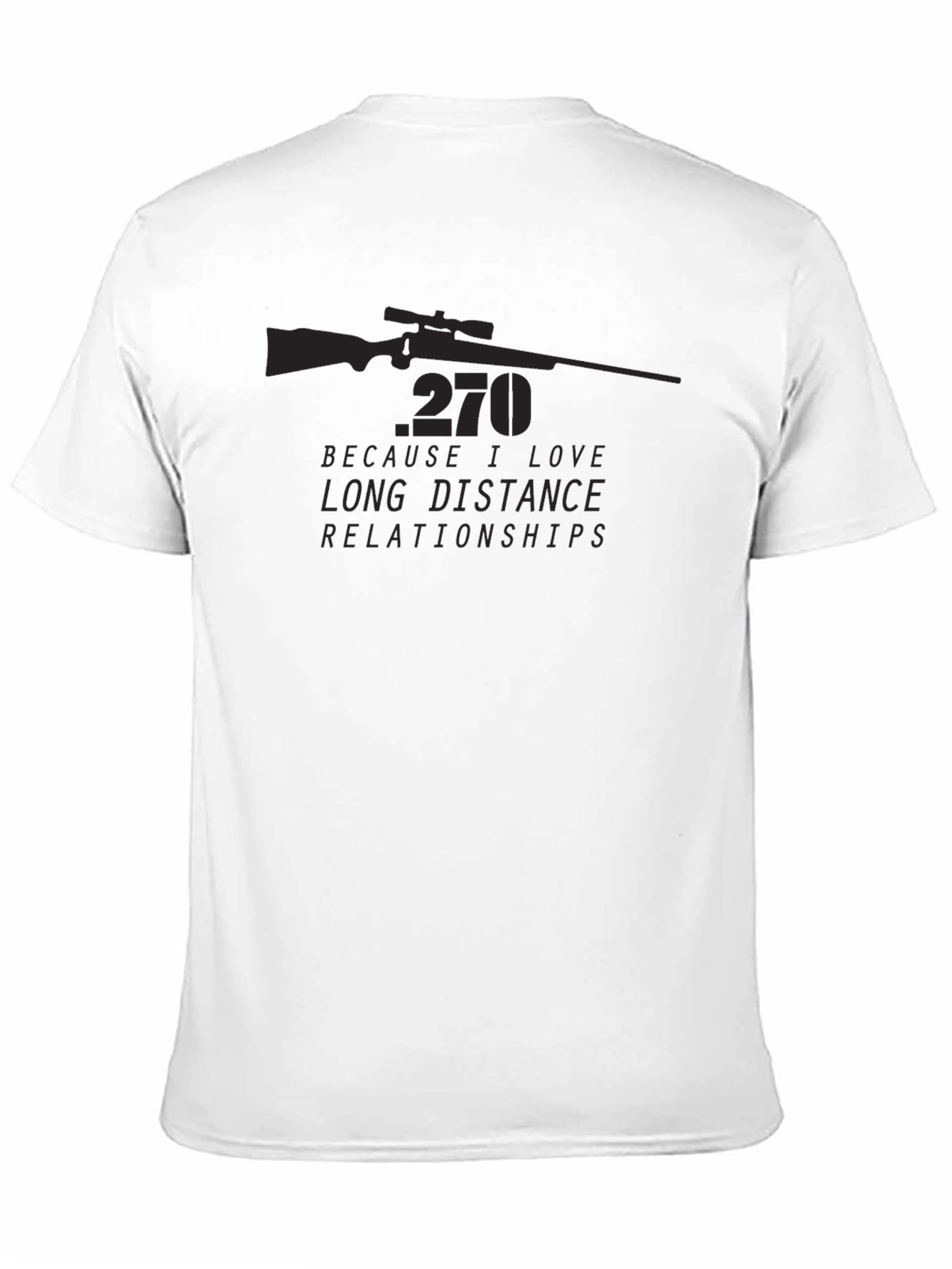 270 Long Distance Relationships Graphic Tee - Black