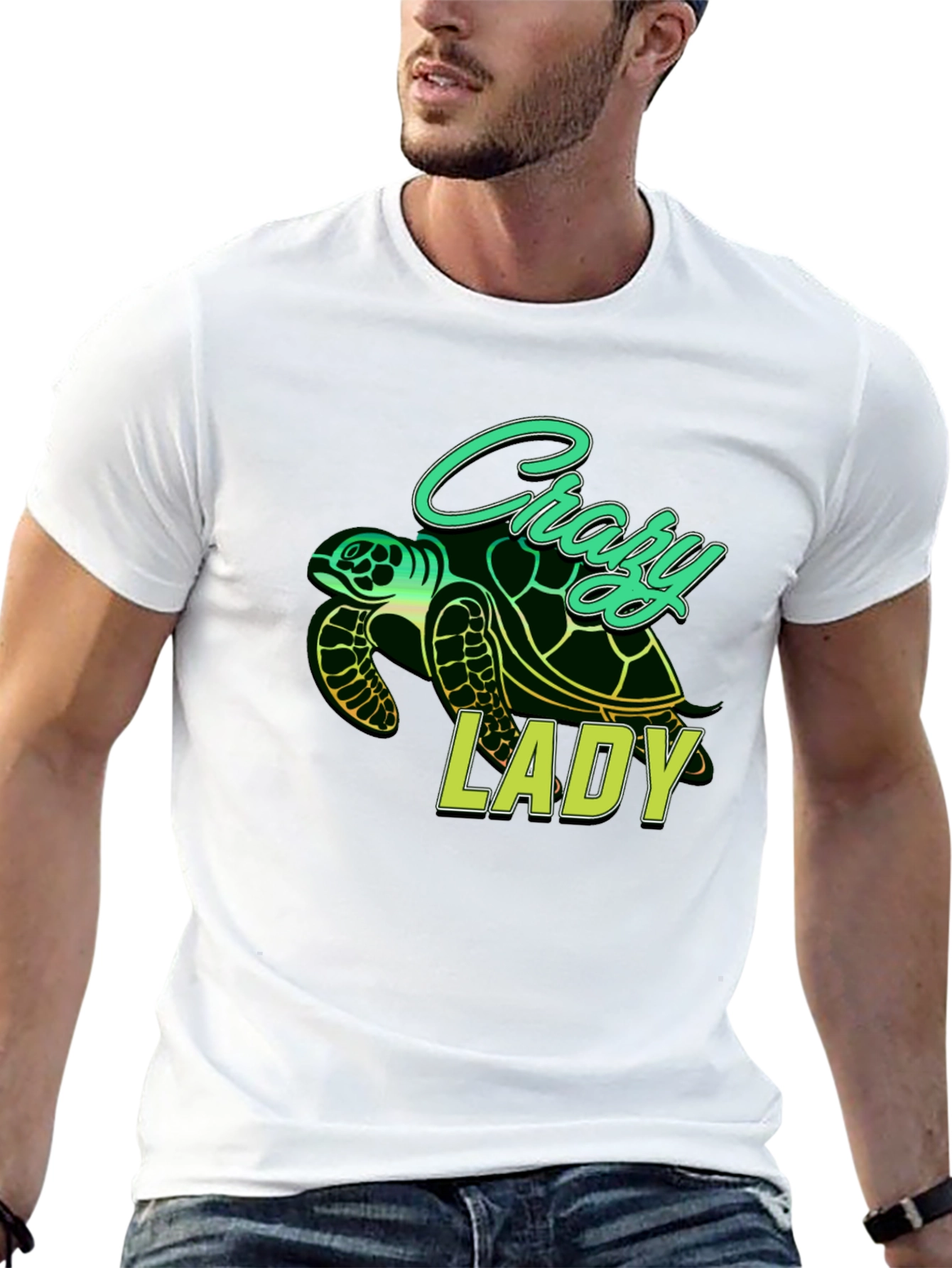 Crazy Lady Turtle T-Shirt