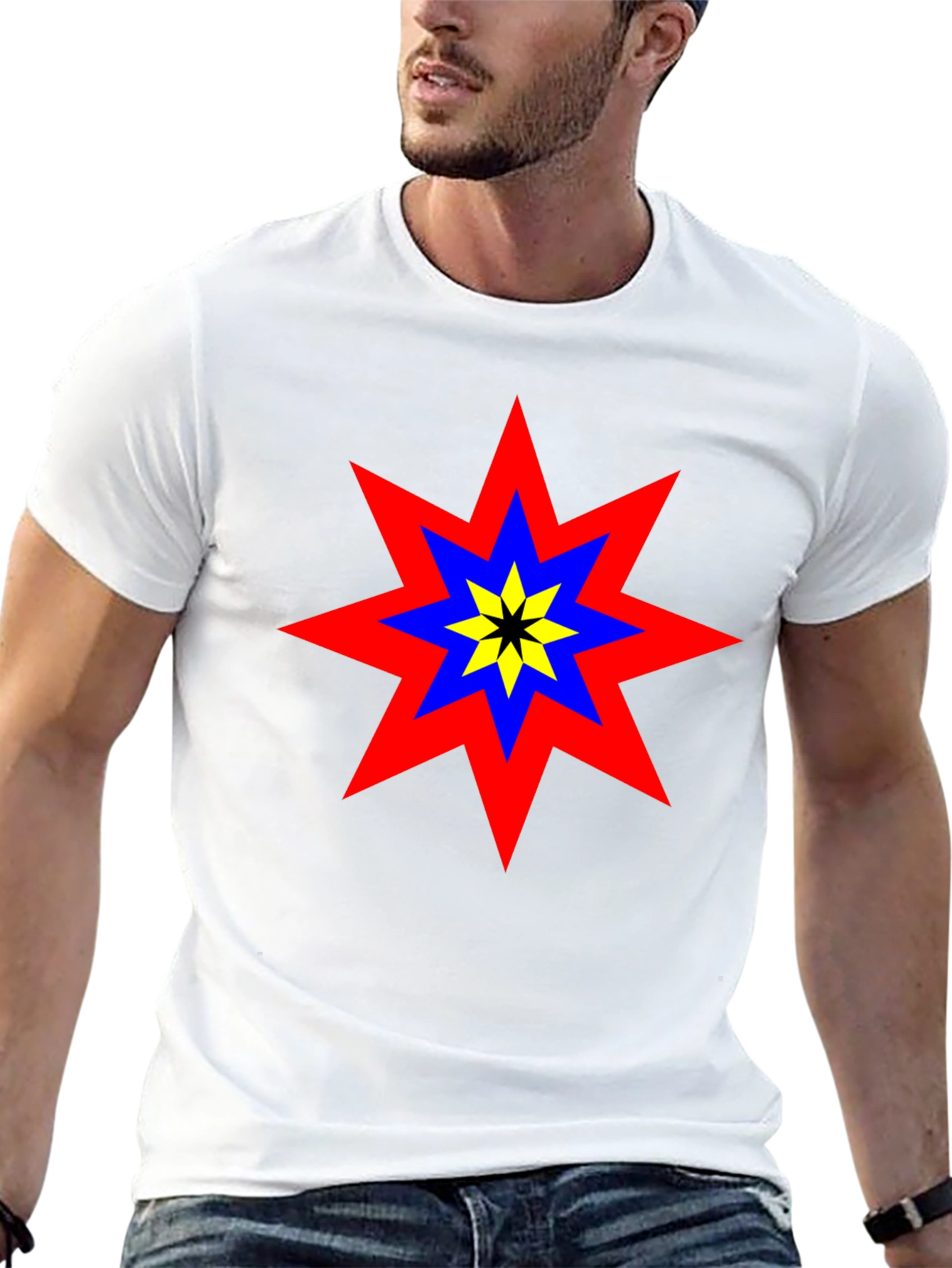 Star Burst Graphic Tee - Bold Design