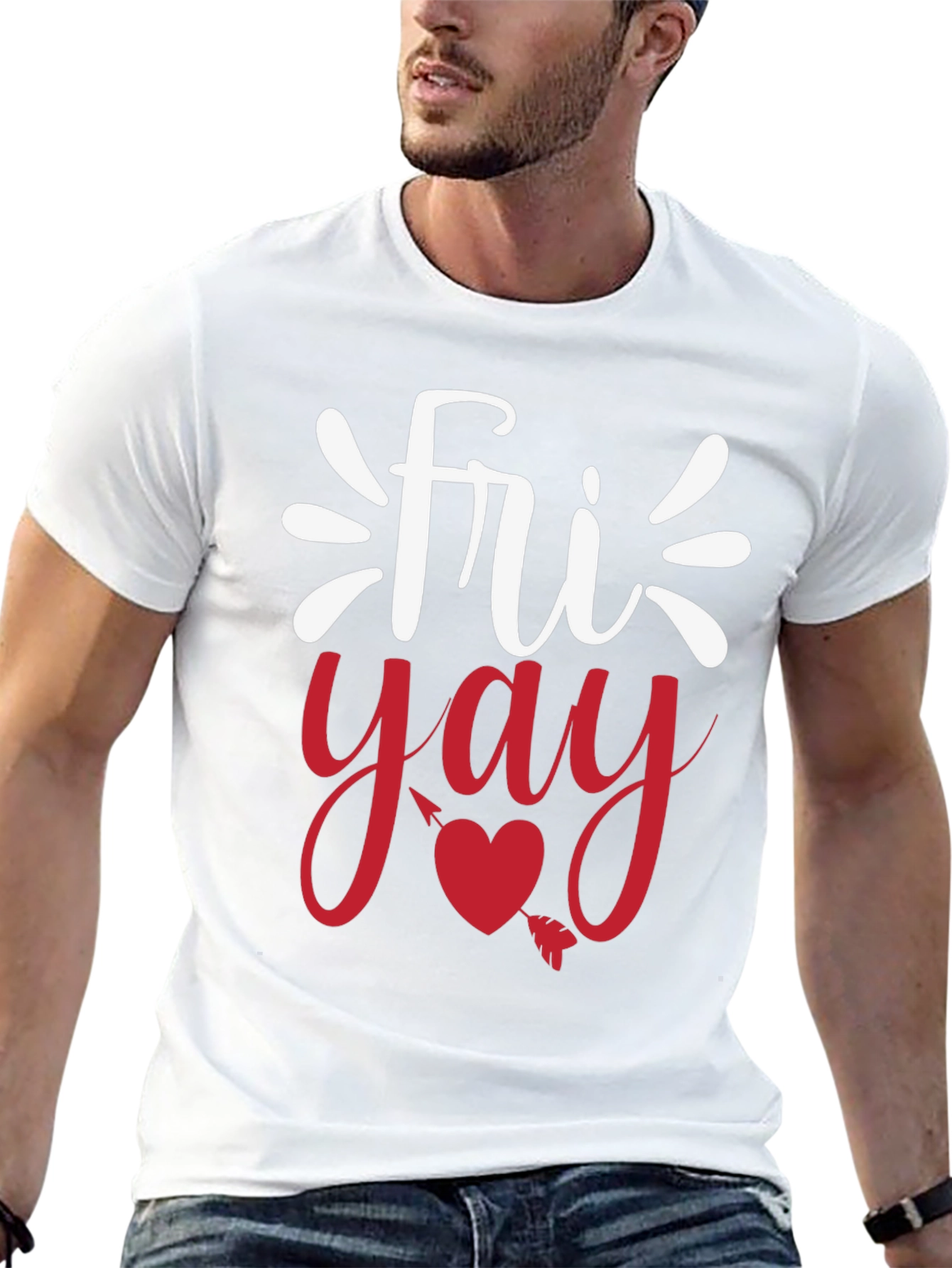 Fri-Yay Black Graphic Tee