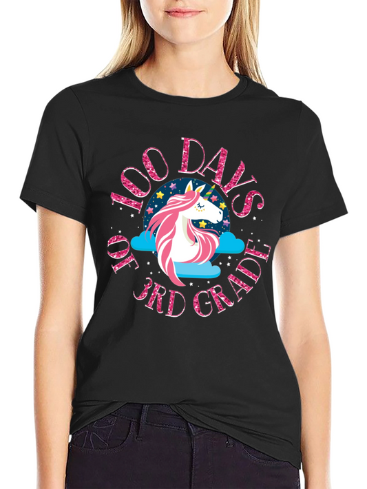 100 Days of 3rd Grade Unicorn T-Shirt