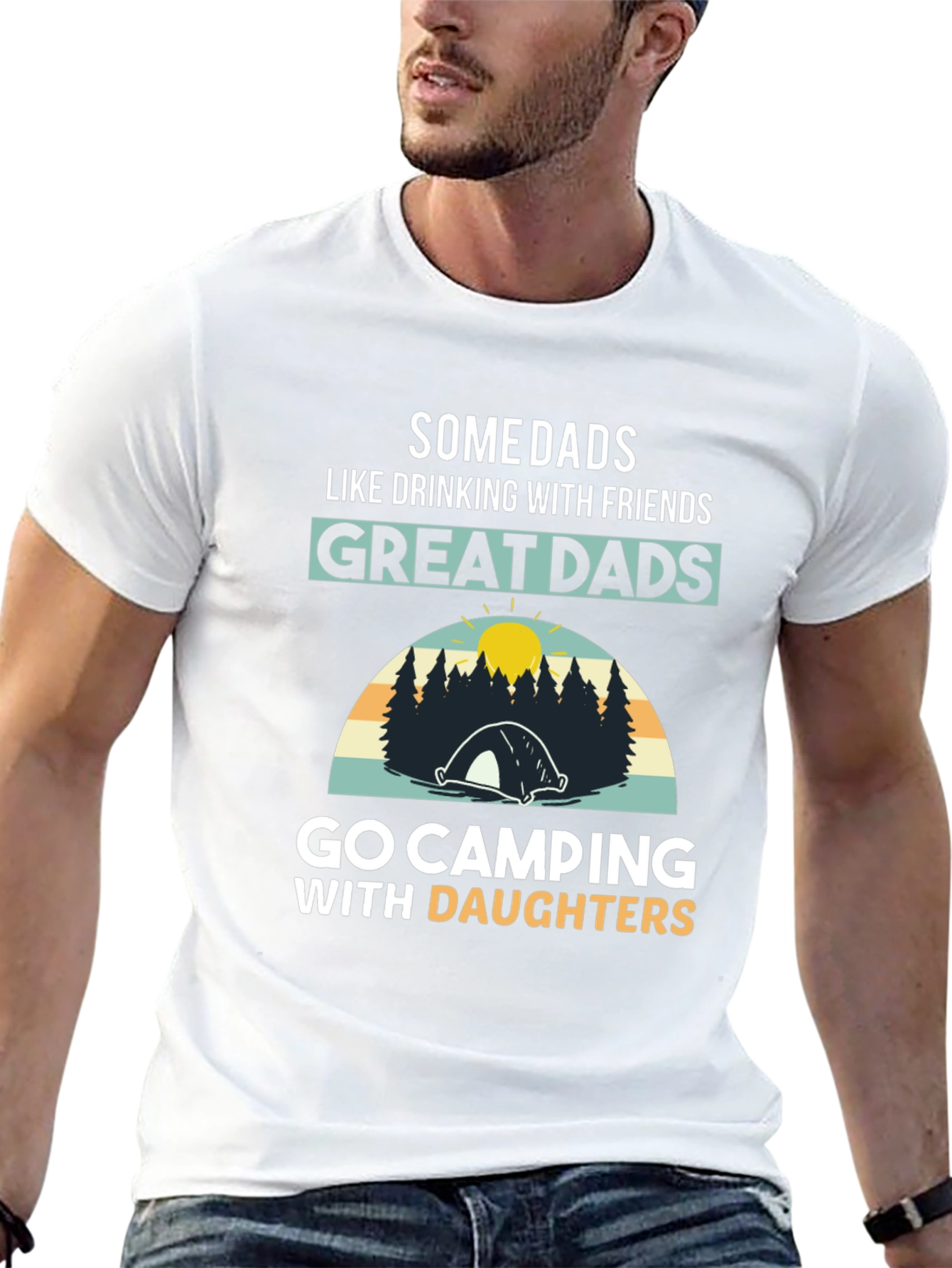 Great Dads Camping T-Shirt