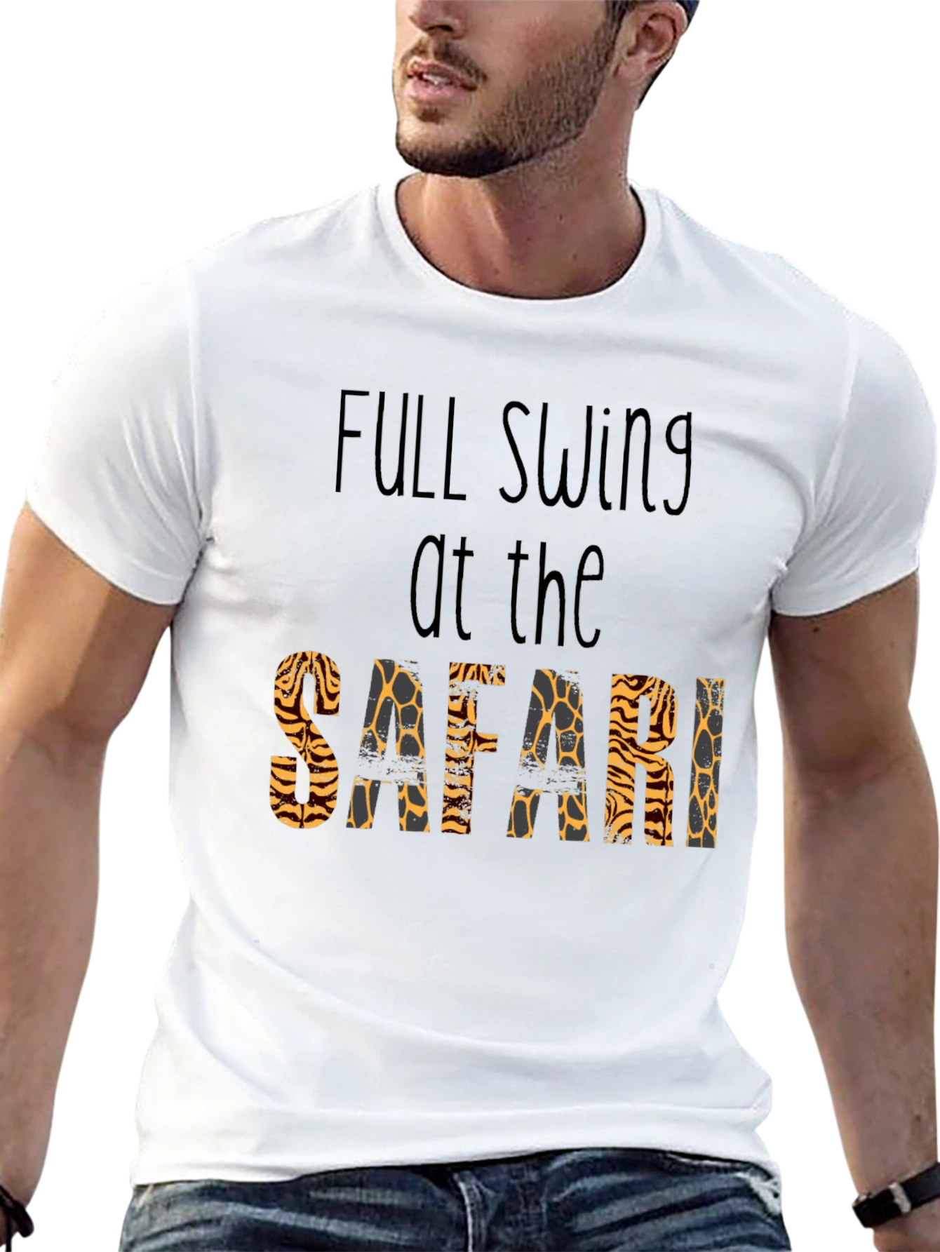 Safari Animal Print T-Shirt - Full Swing Design