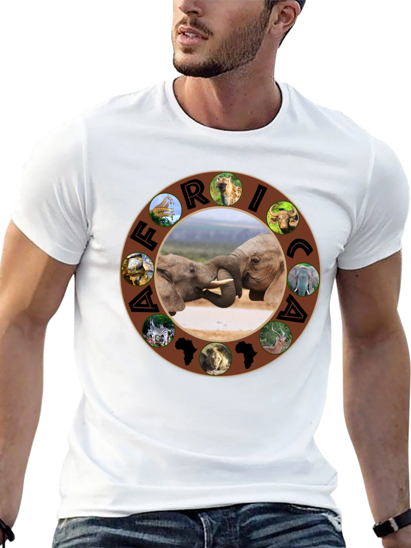 Africa Animals Graphic T-Shirt