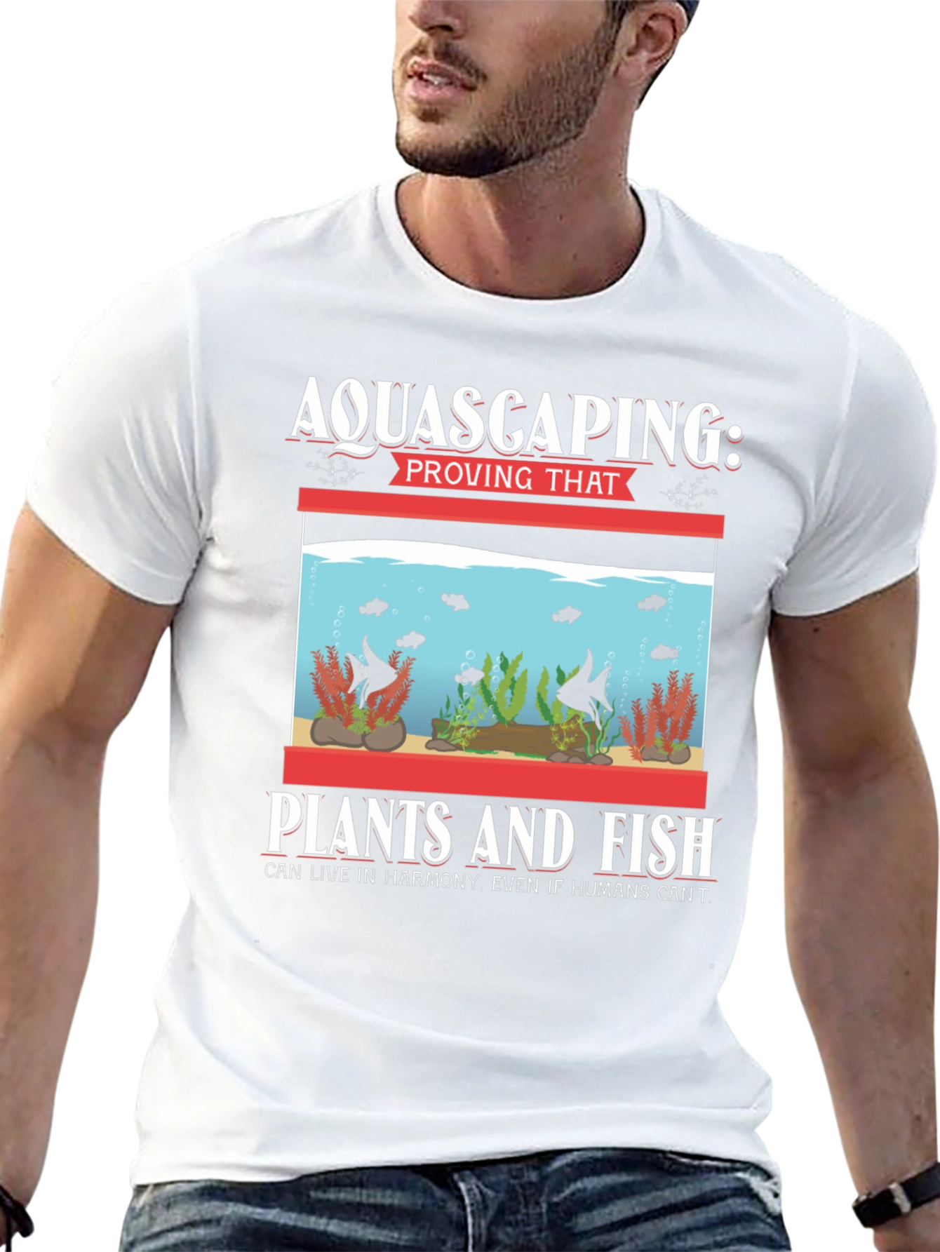 Aquascaping Fish & Plants Harmony T-Shirt