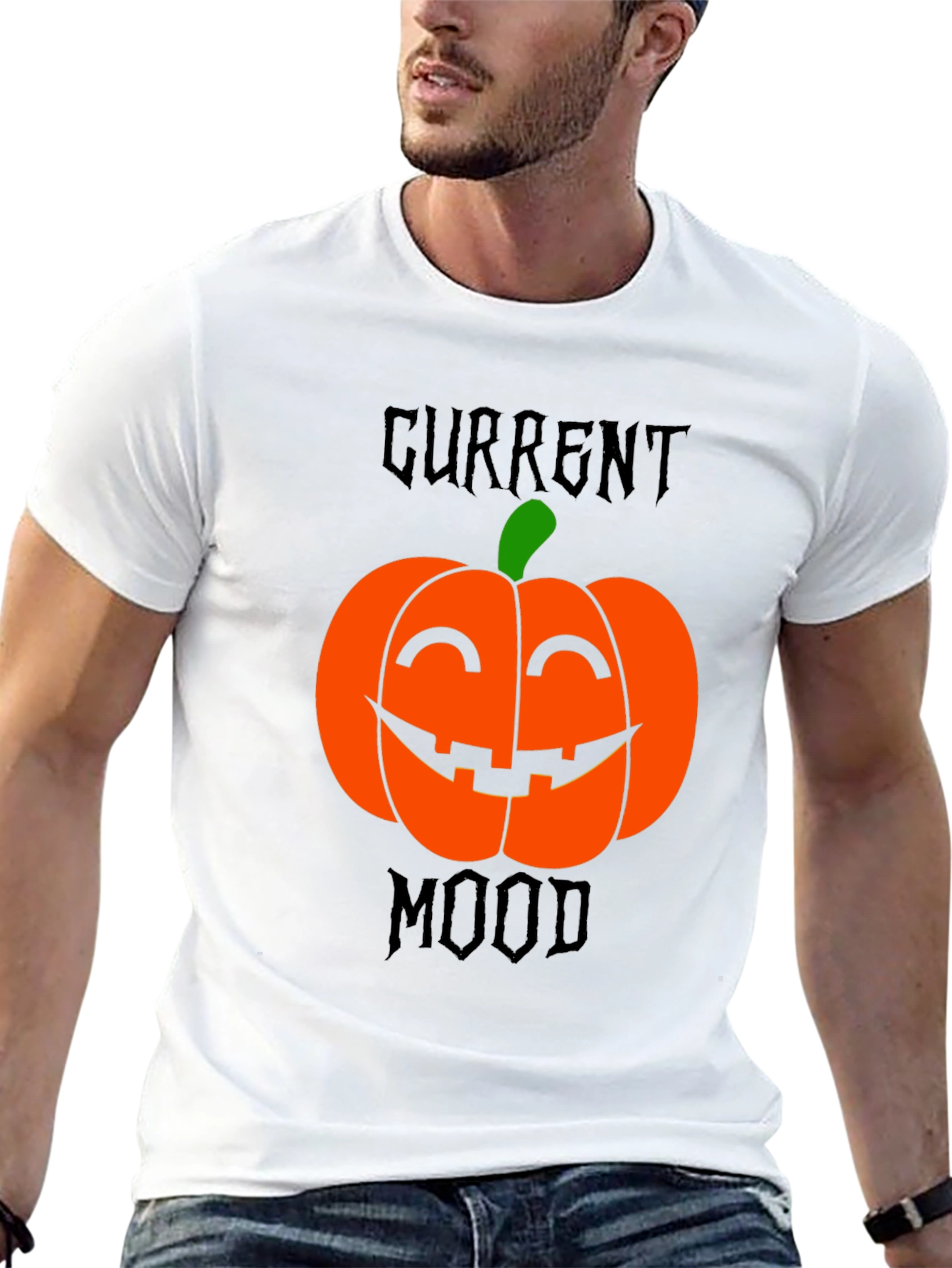 Current Mood Pumpkin Halloween T-Shirt