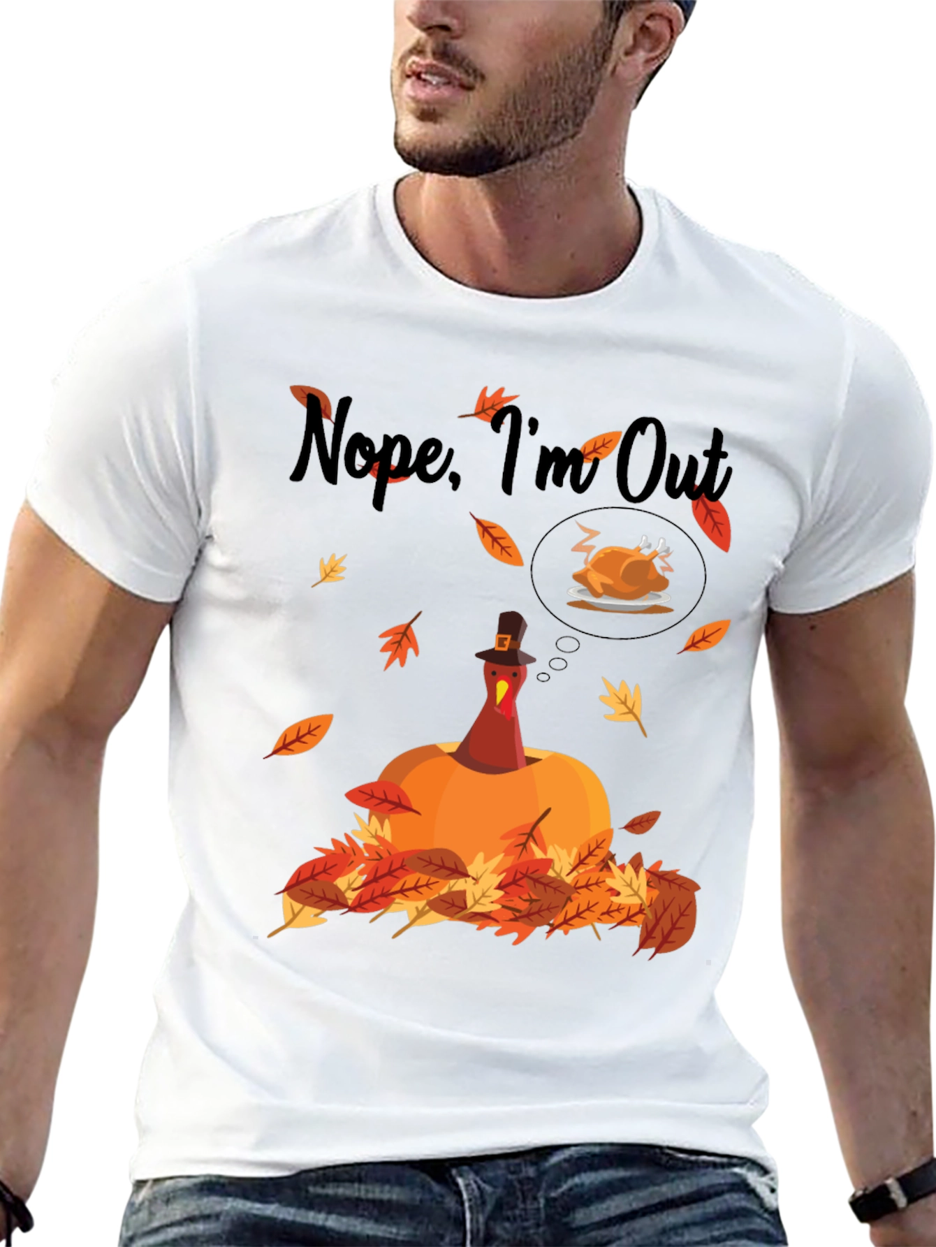 Nope Im Out Thanksgiving T-Shirt