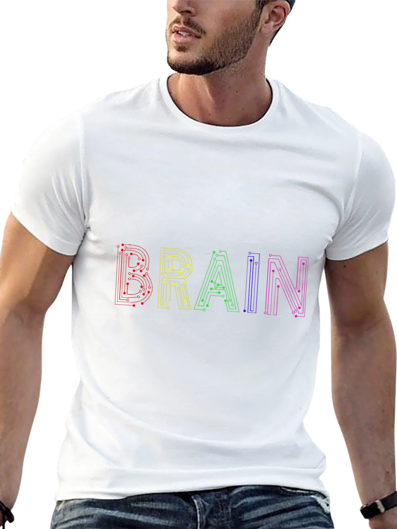 Circuit Brain T-Shirt - Black