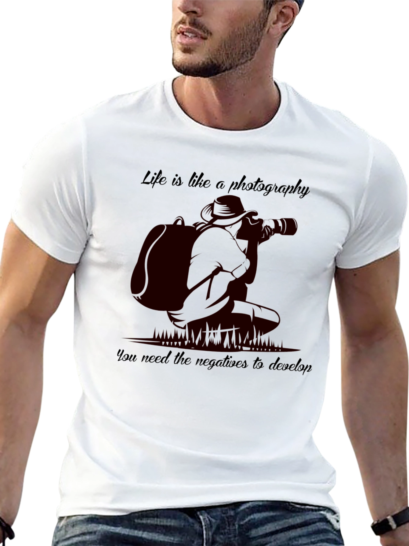Photography Quote Graphic Print Tee
