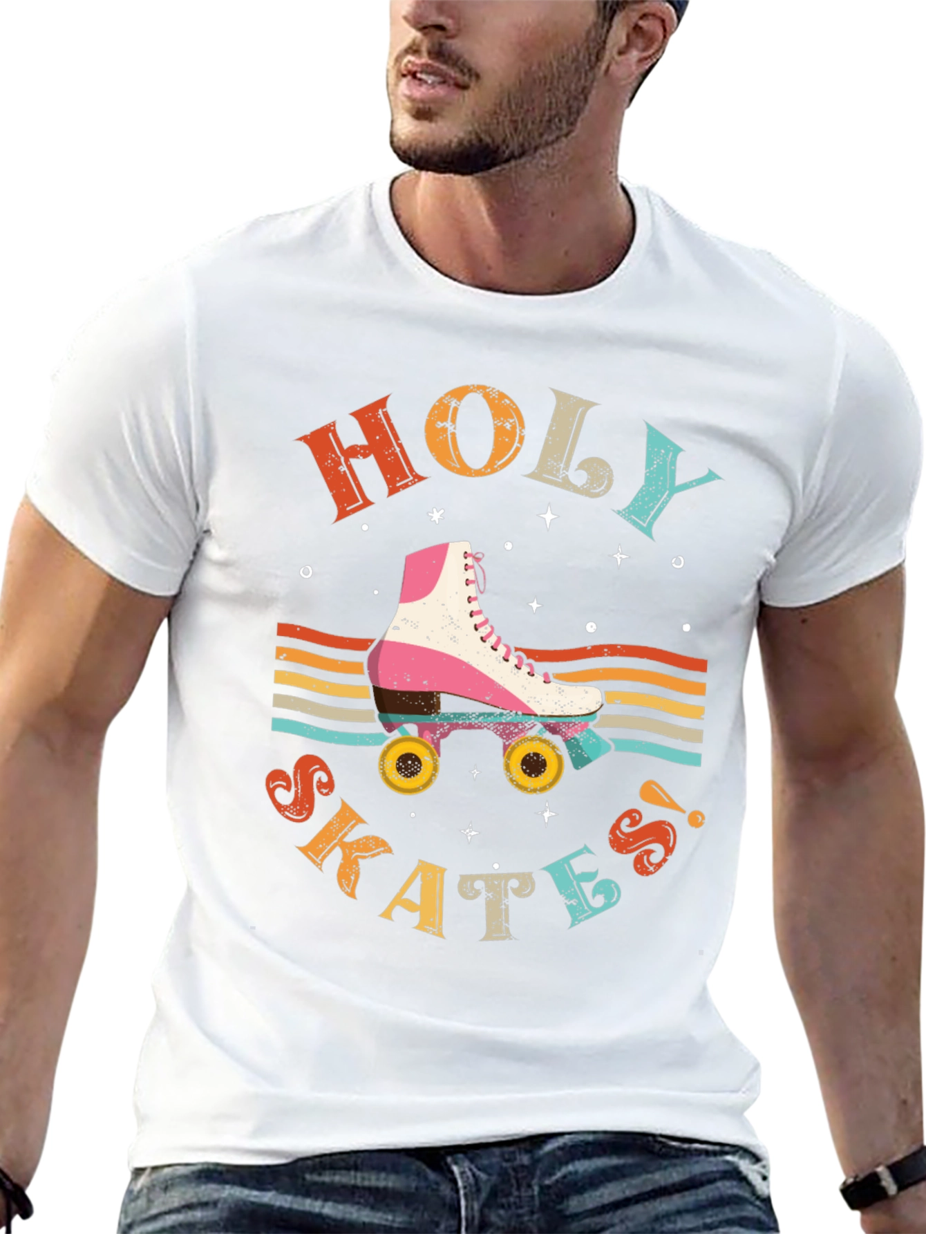 Retro Holy Skates Graphic T-Shirt