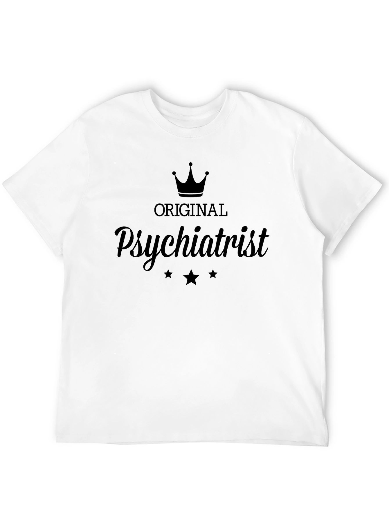Original Psychiatrist Black Graphic T-Shirt