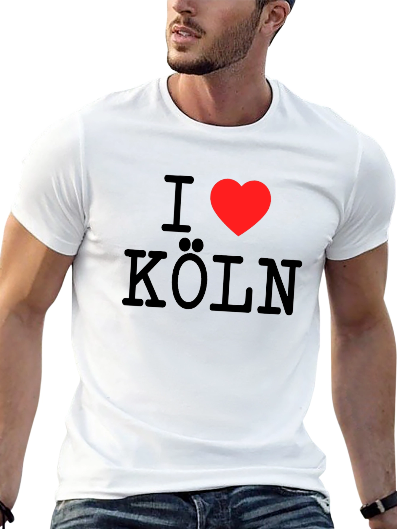 I Love Cologne T-Shirt - Black Cotton Tee