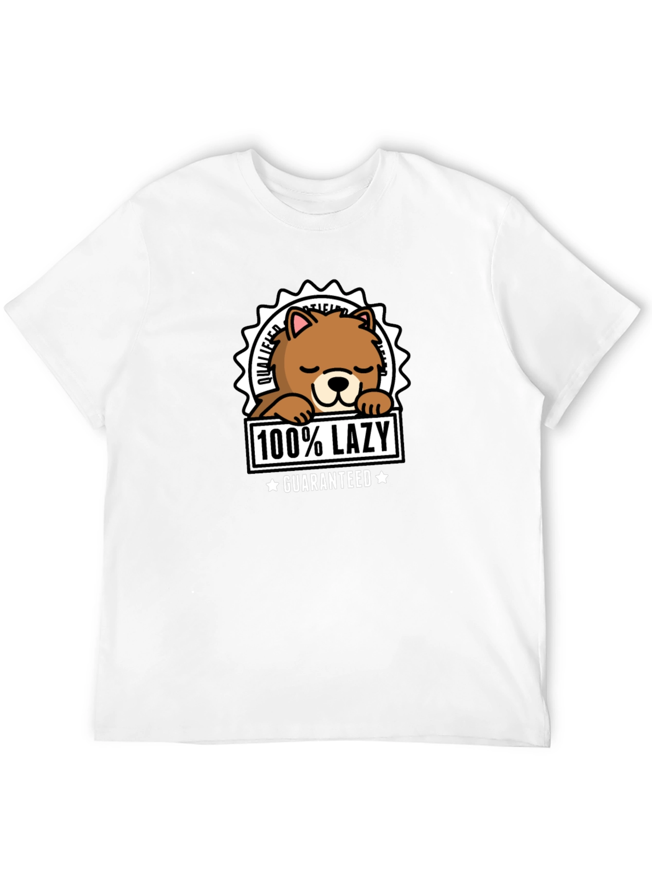 100% Lazy Guaranteed Graphic Tee