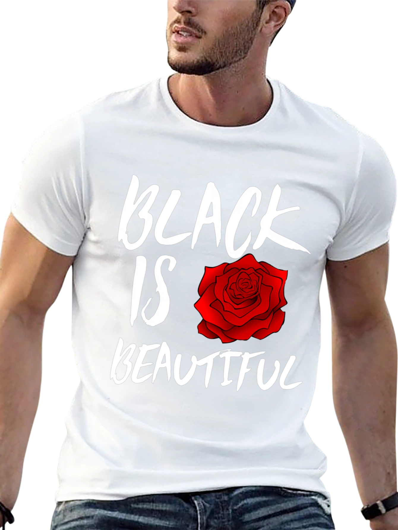 Black Is Beautiful Rose T-Shirt