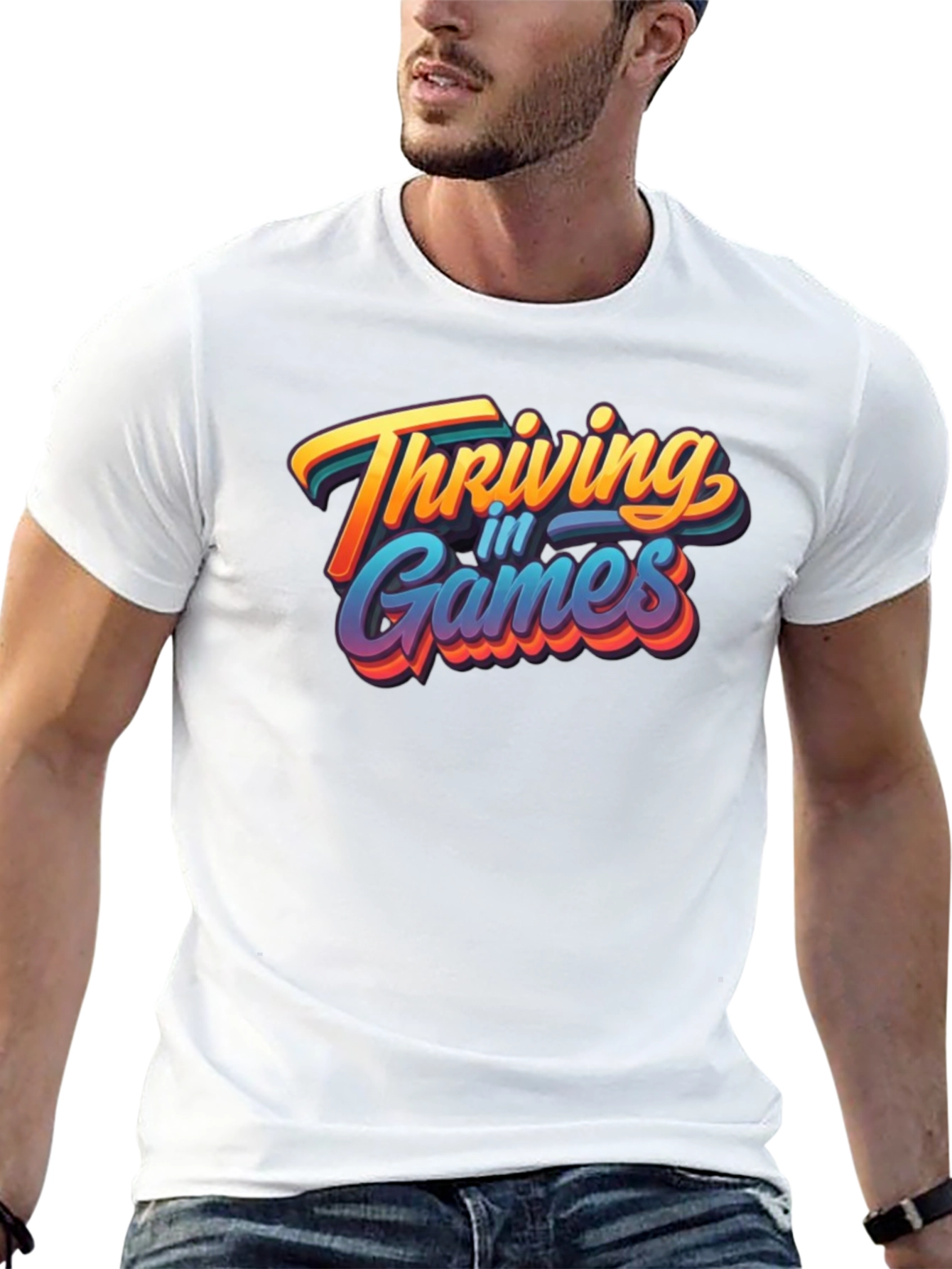 Thriving in Games Graphic Tee - Black