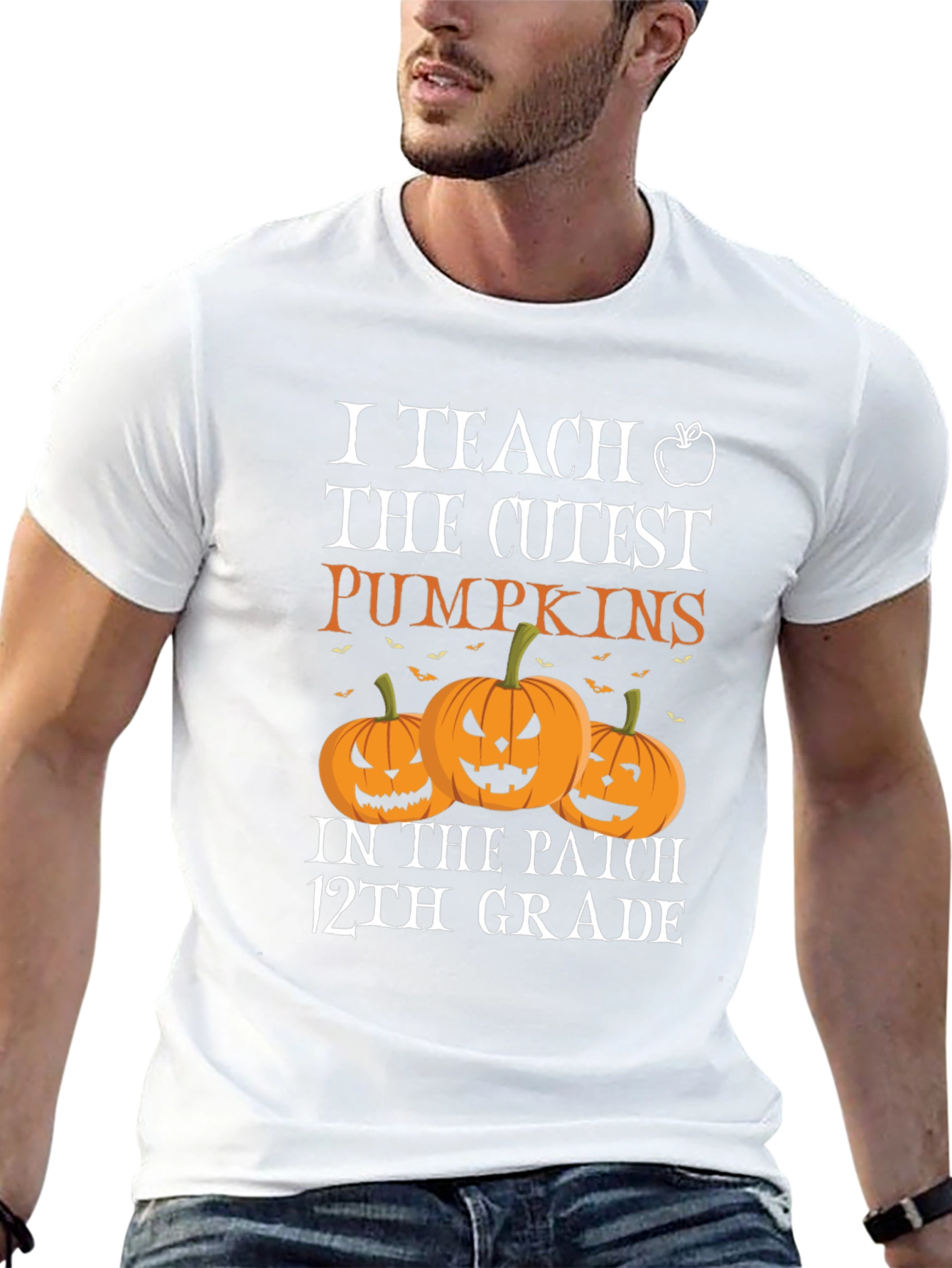 Cute Halloween Teacher T-Shirt: I Teach the Cutest Pumpkins
