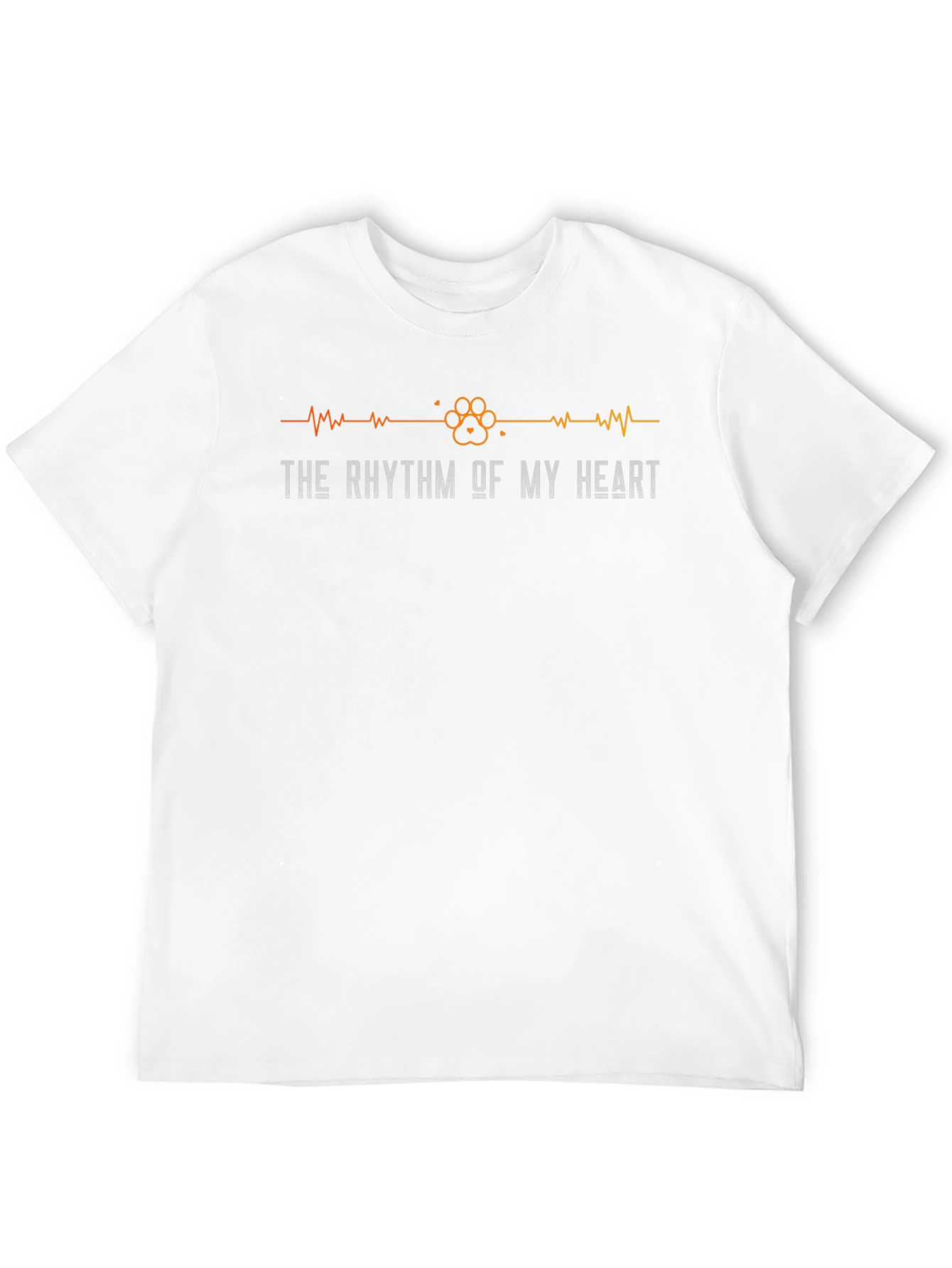 The Rhythm of My Heart Pet Paw Print Tee