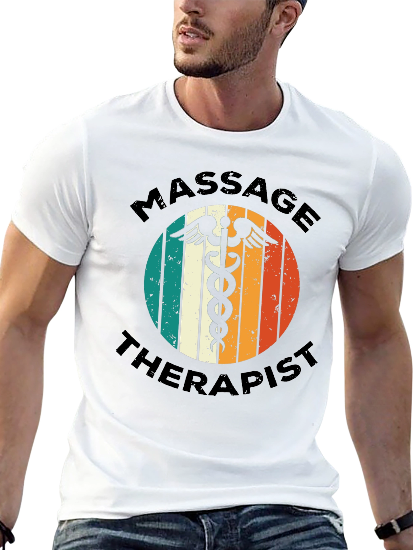 Massage Therapist T-Shirt - Retro Medical Design