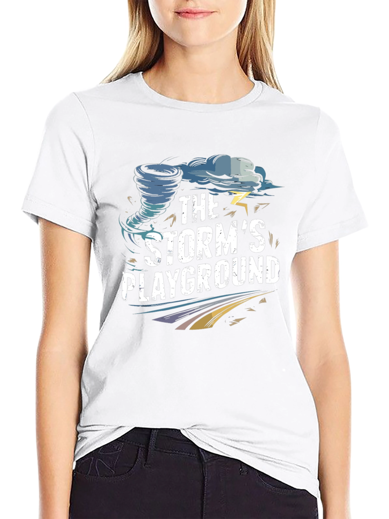 Storms Playground Black Graphic Tee