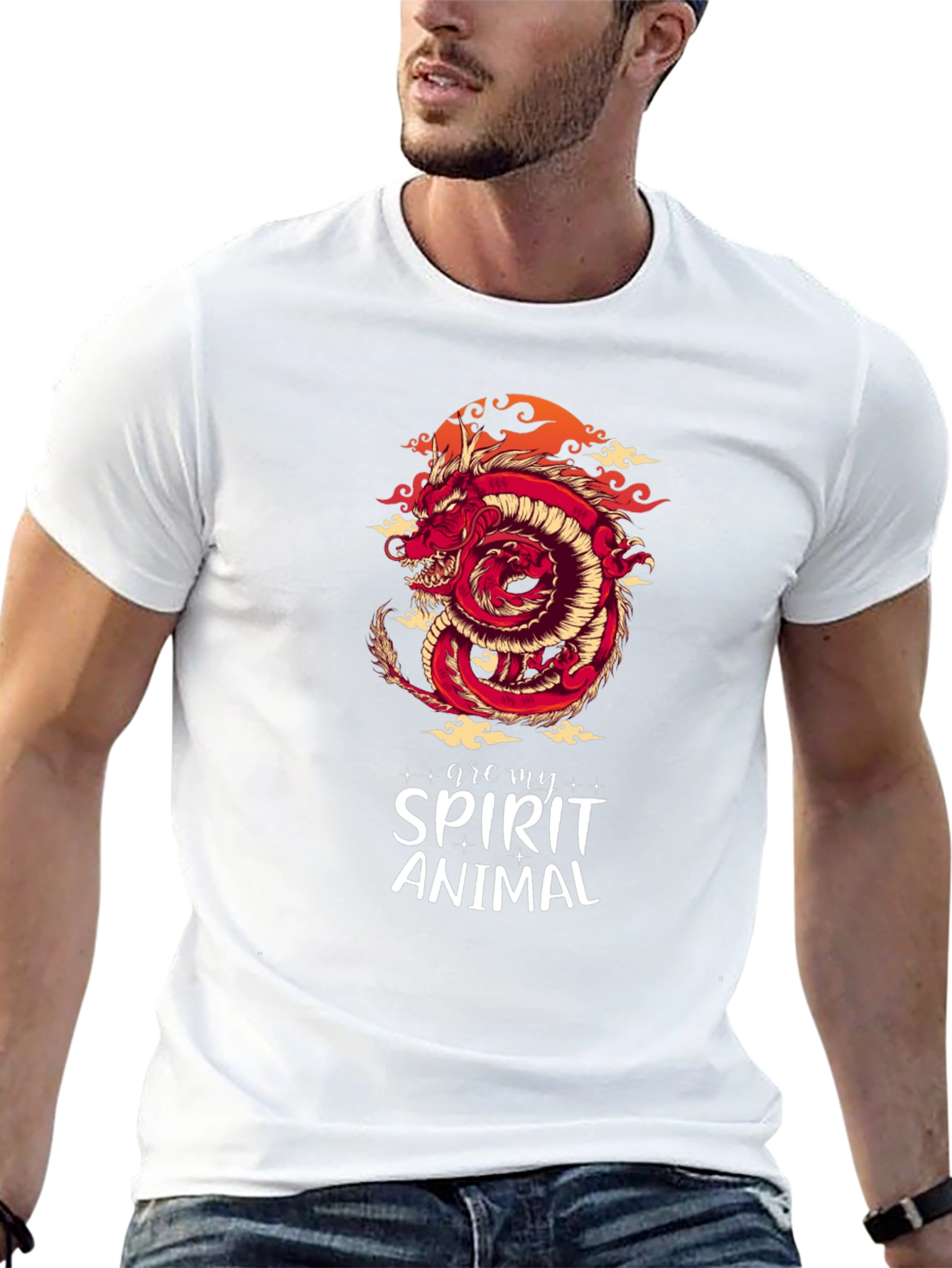 Dragon Spirit Animal Graphic Tee