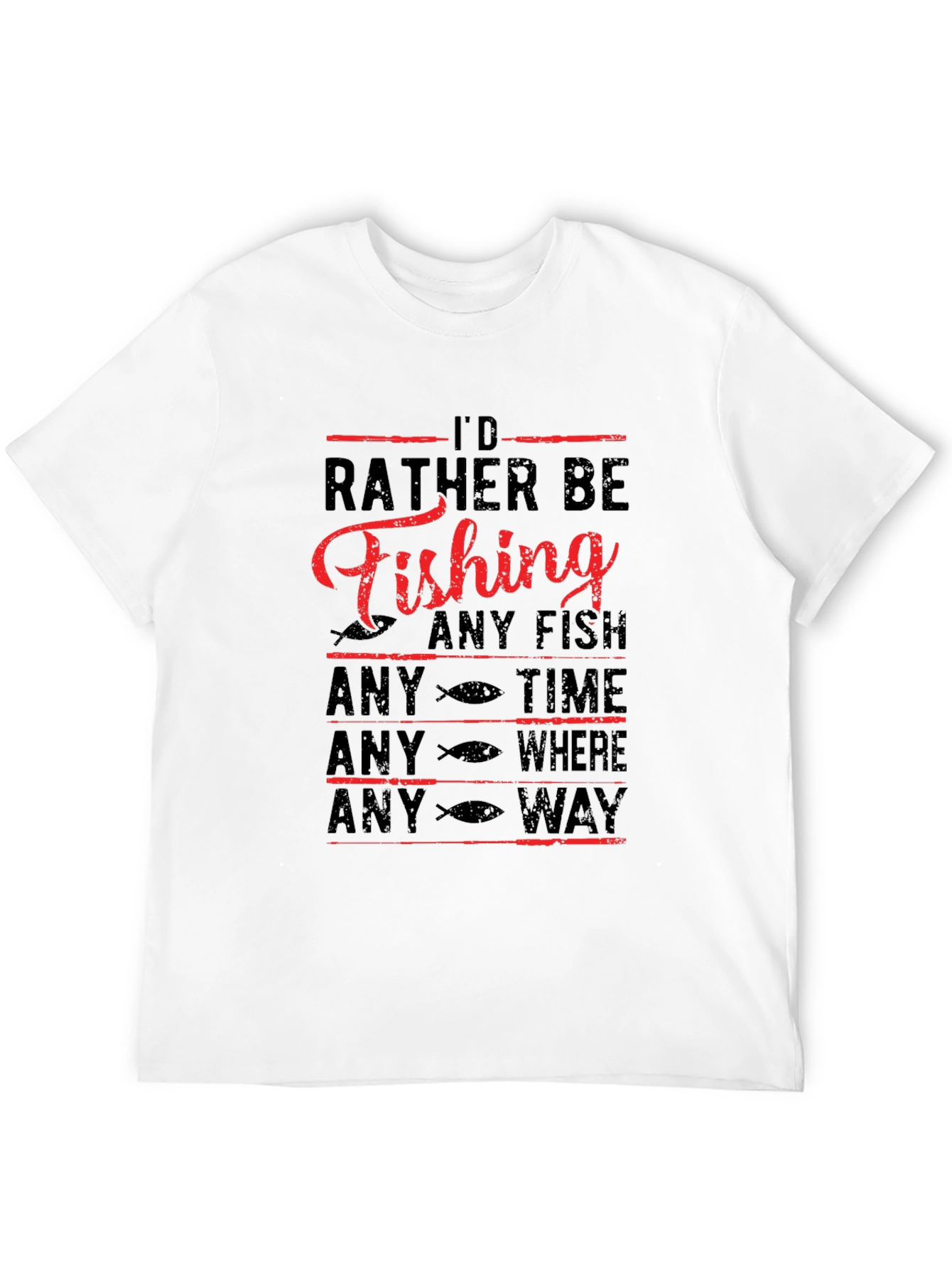 Id Rather Be Fishing Graphic Tee