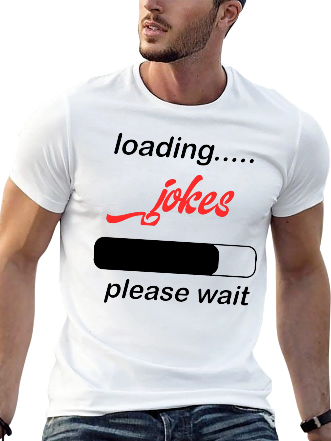 Loading Jokes Graphic T-Shirt - Funny Humor Tee