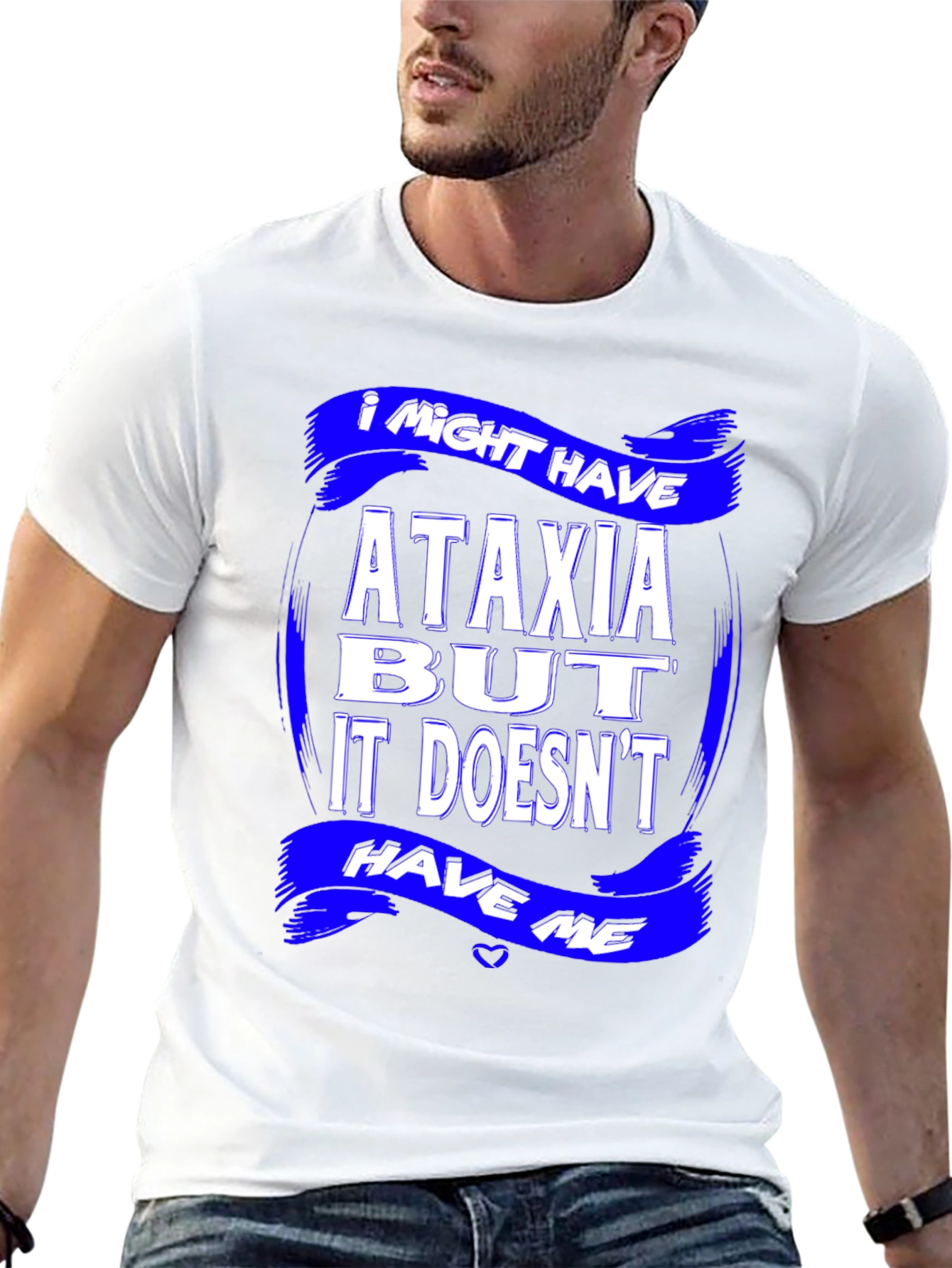 Ataxia Awareness Graphic T-Shirt - Black