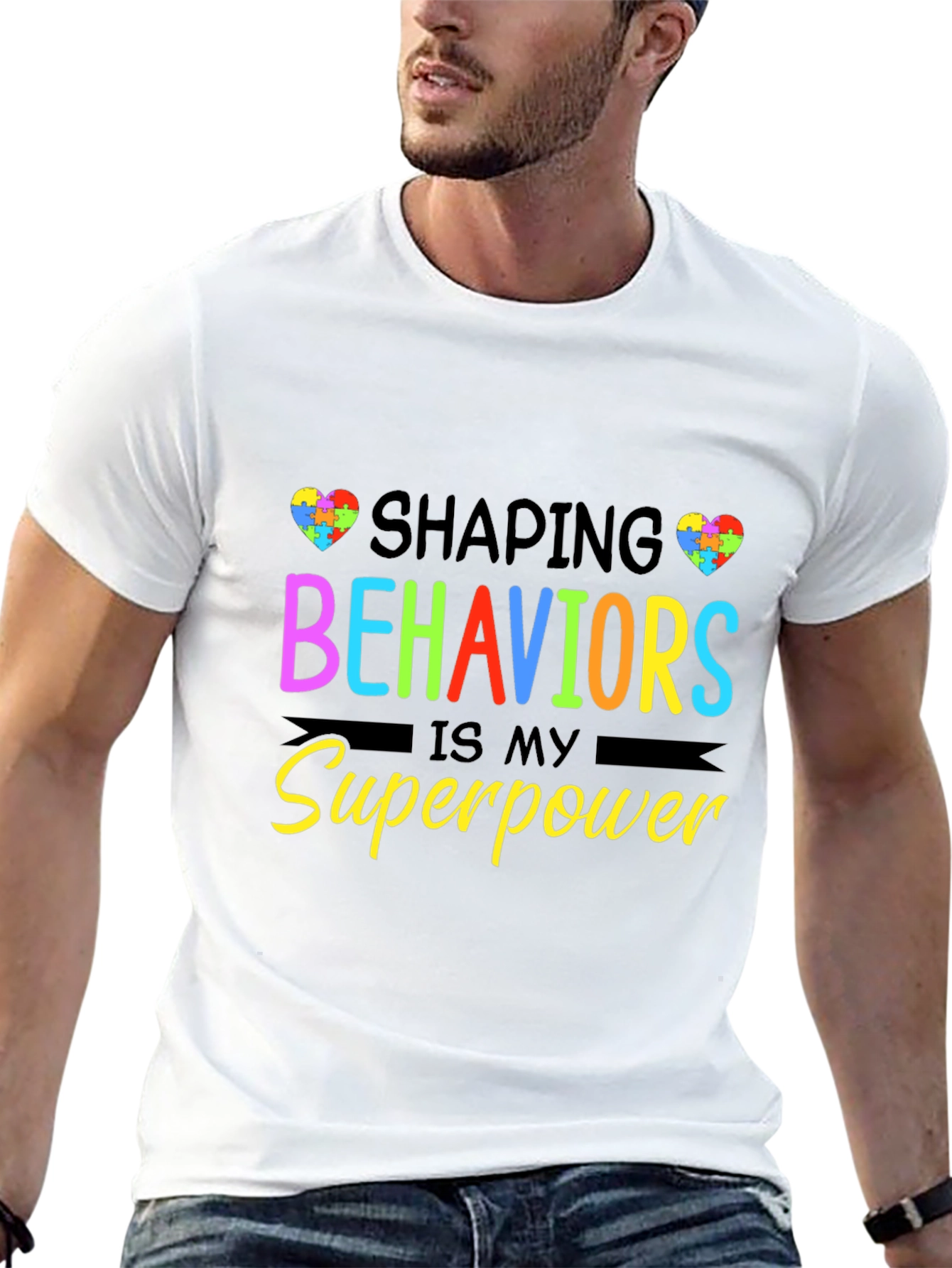 Shaping Behaviors is My Superpower Black T-Shirt