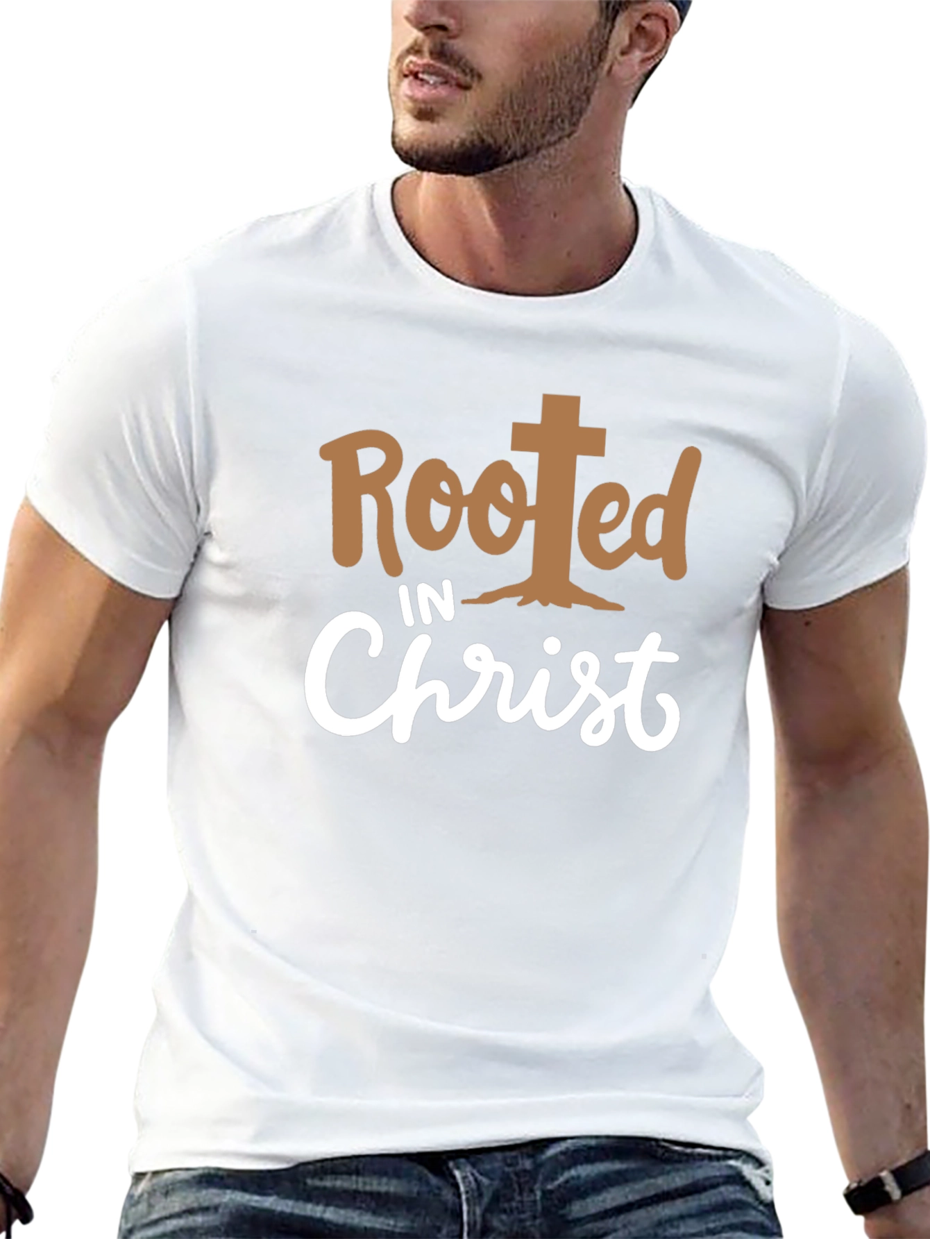 Rooted in Christ Christian T-Shirt