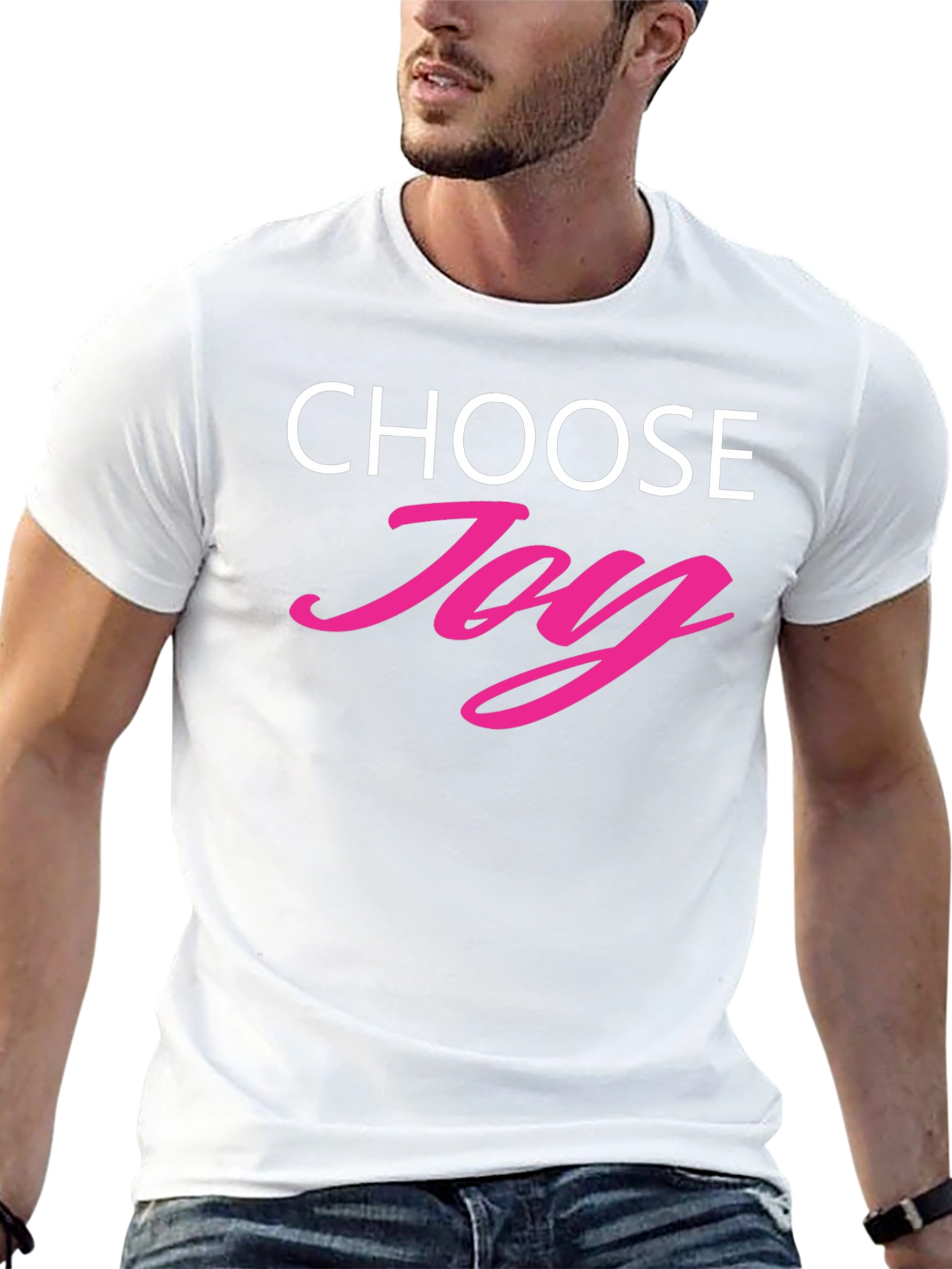 Choose Joy Graphic Tee - Positive Vibes Shirt