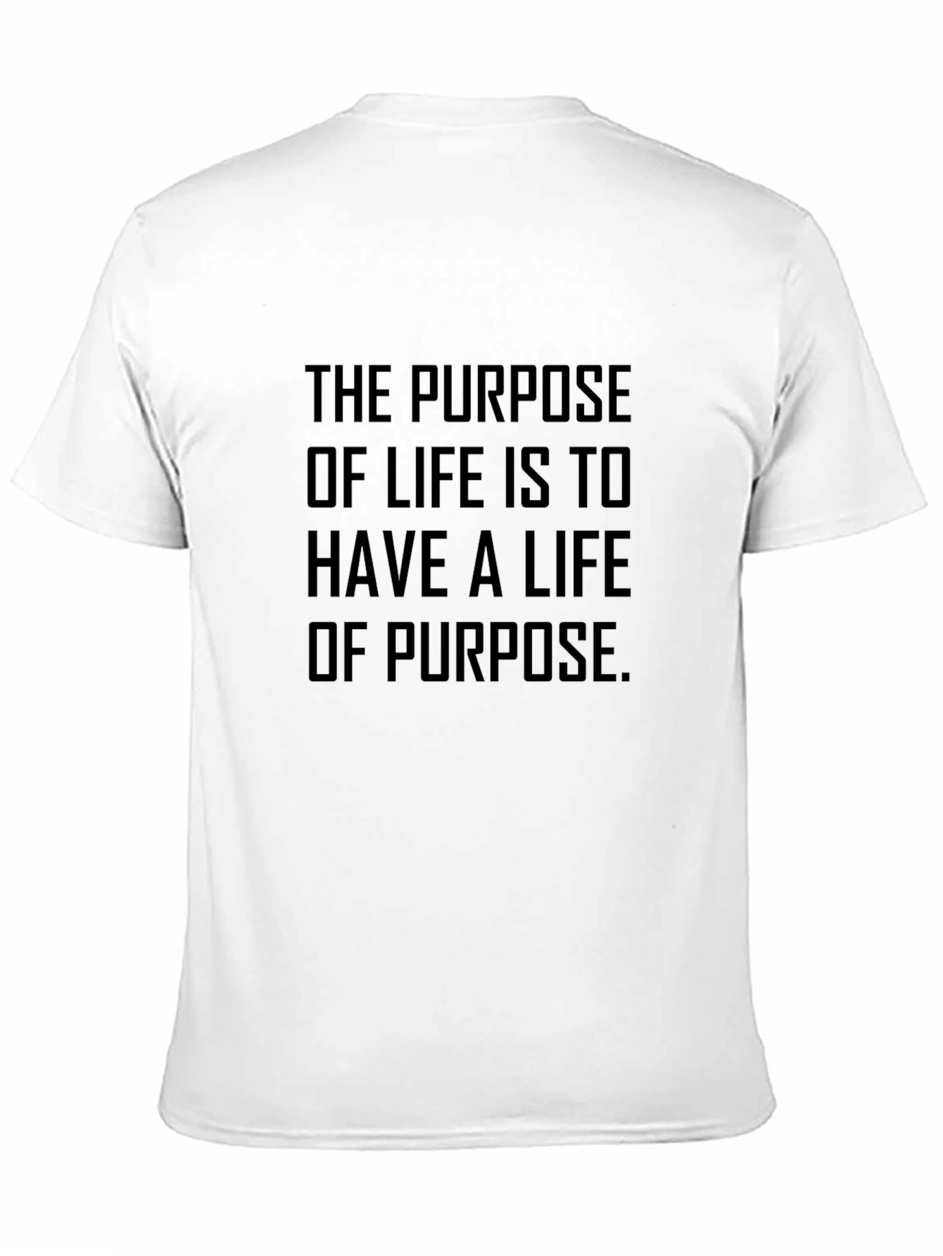 Purpose of Life Black T-Shirt