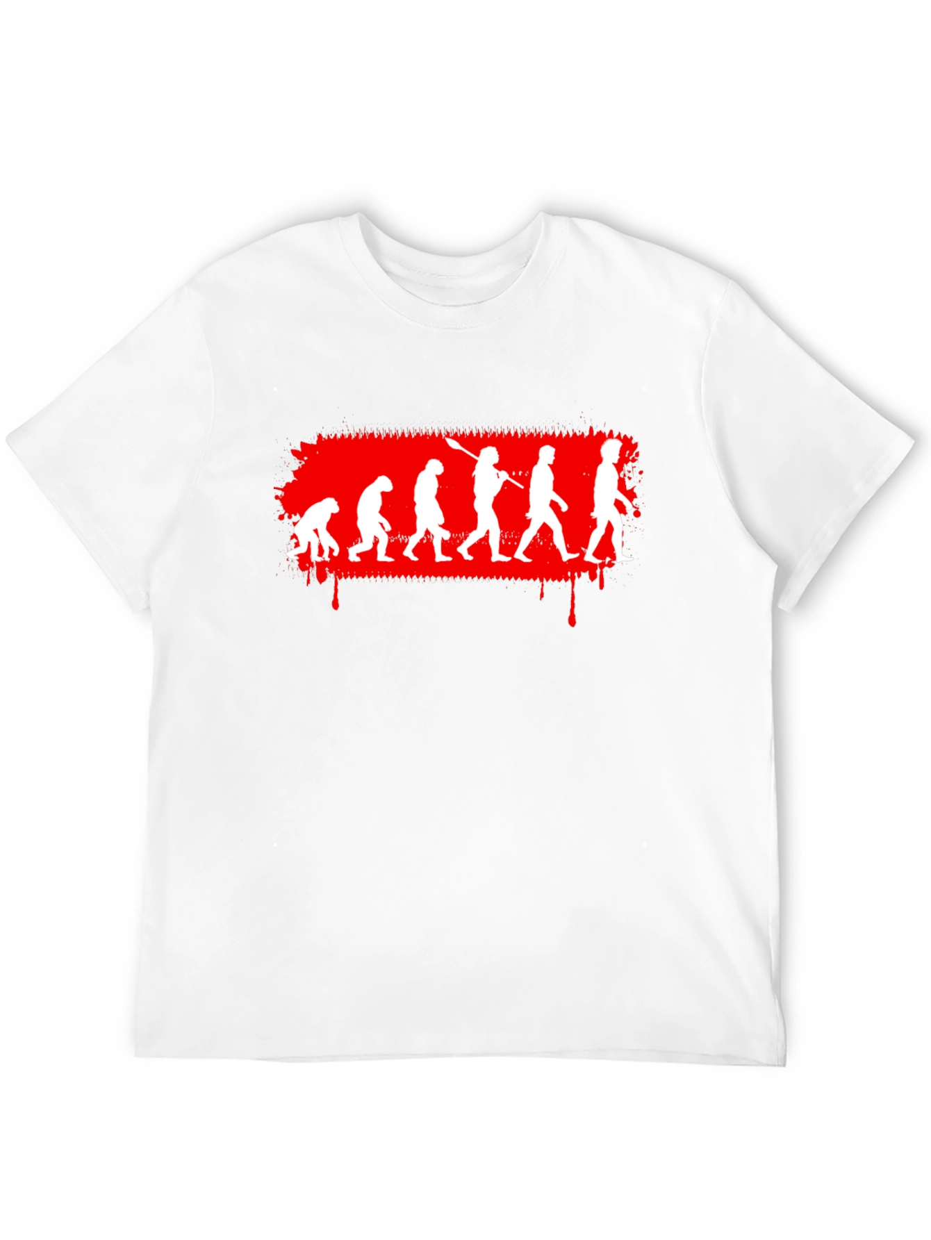 Evolution of Man Graphic Tee - Black T-Shirt