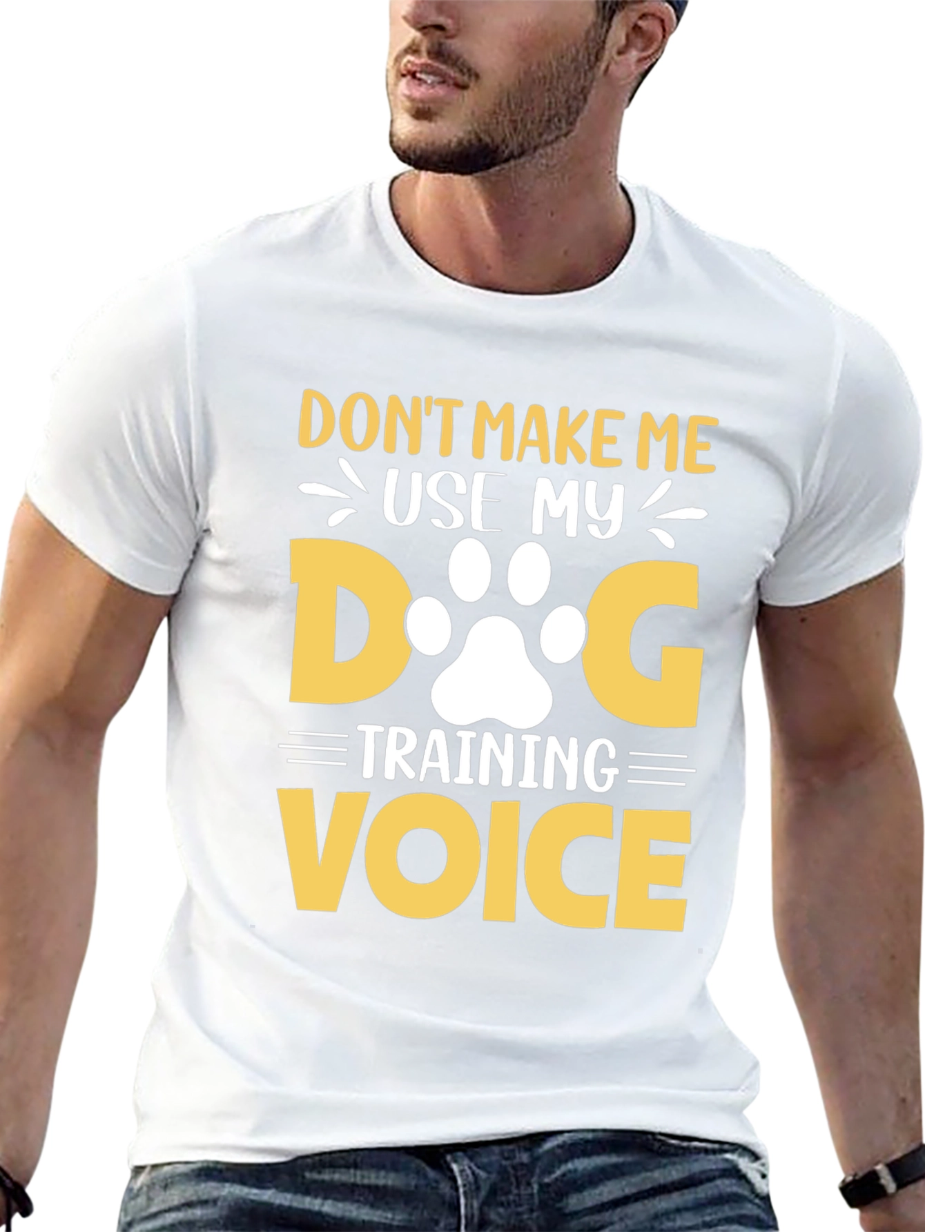 Dog Training Voice T-Shirt - Funny Dog Lover Tee