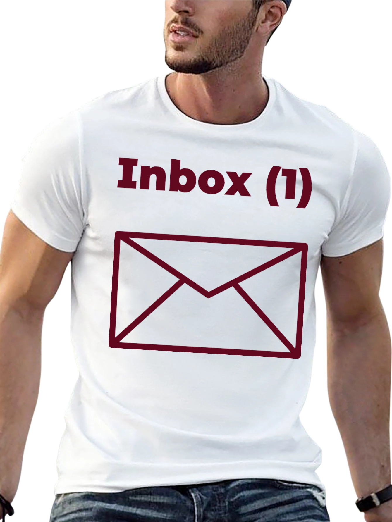 Inbox (1) T-Shirt - Funny Email Message Tee