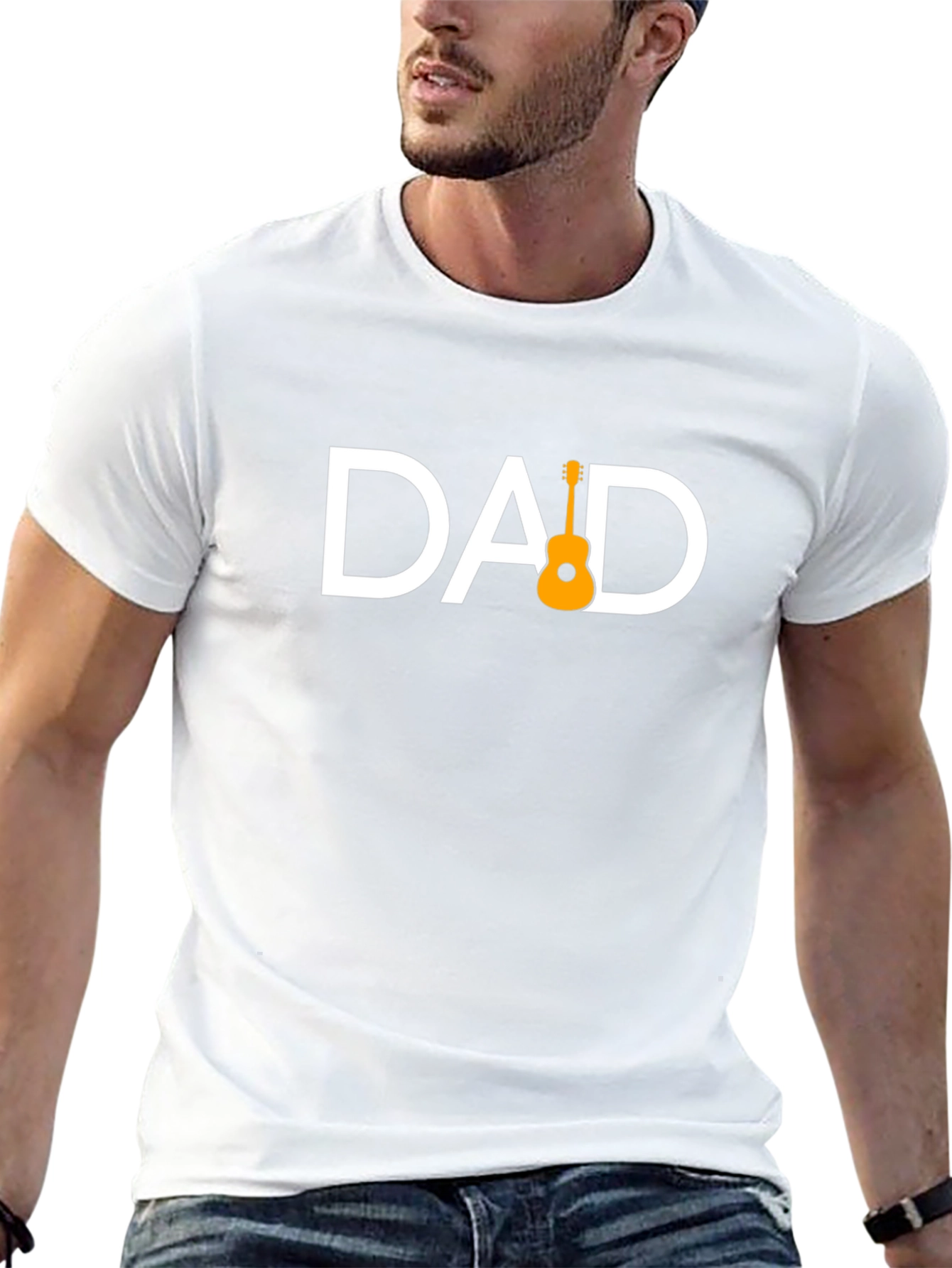 Guitar Dad T-Shirt - Musician Fathers Day Tee