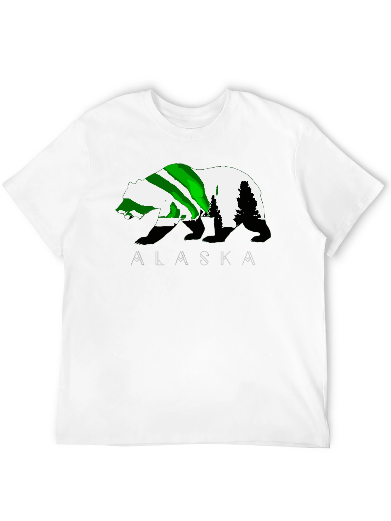 Alaska Bear Graphic T-Shirt - Outdoor Adventure Tee