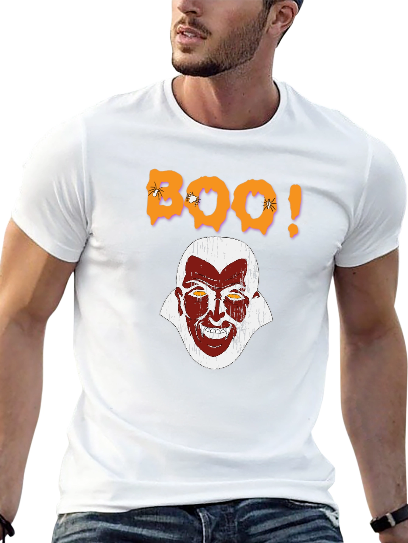 Spooky Season Tee - Halloween Vampire Graphic Shirt