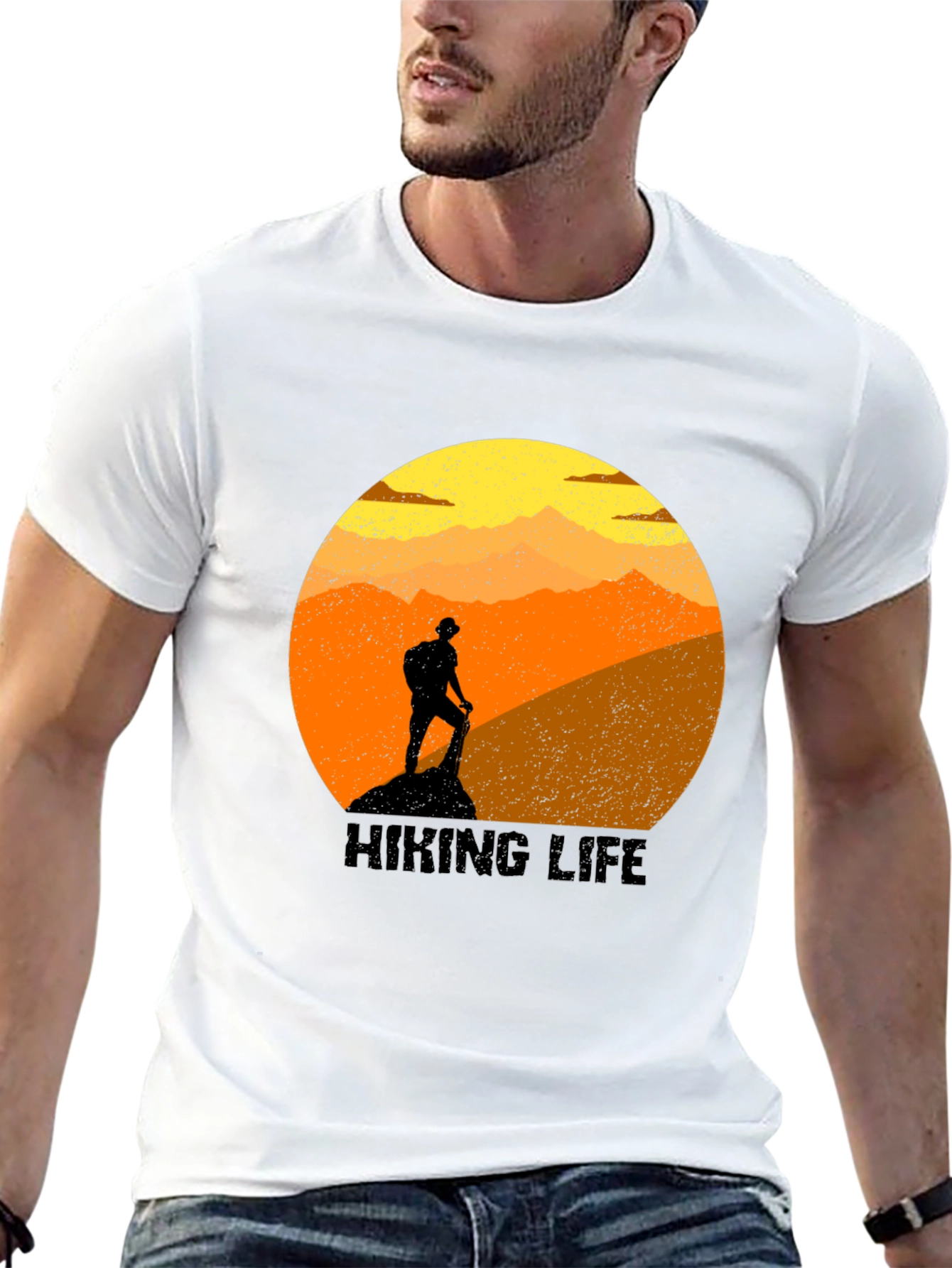 Hiking Life Graphic Tee - Adventure Shirt