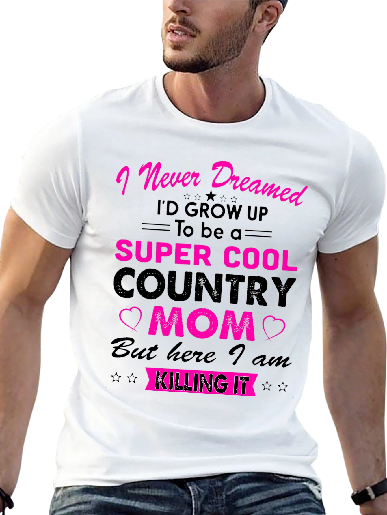 Super Cool Country Mom T-Shirt