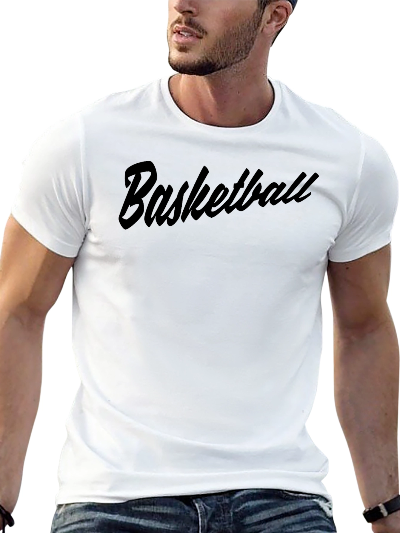 Basketball Graphic Tee - Soft Cotton Blend