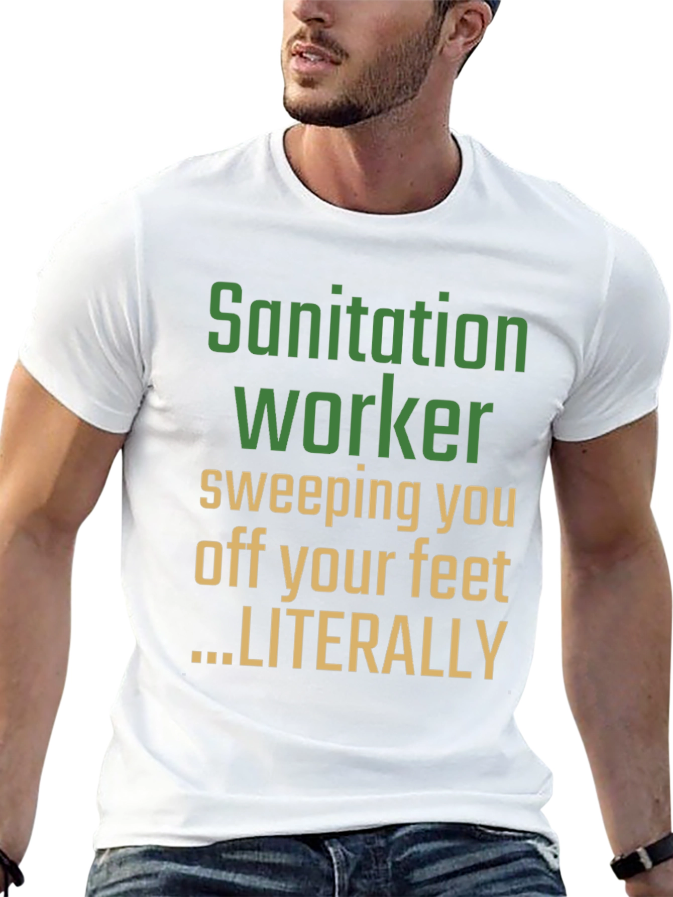 Sanitation Worker Novelty Graphic Tee
