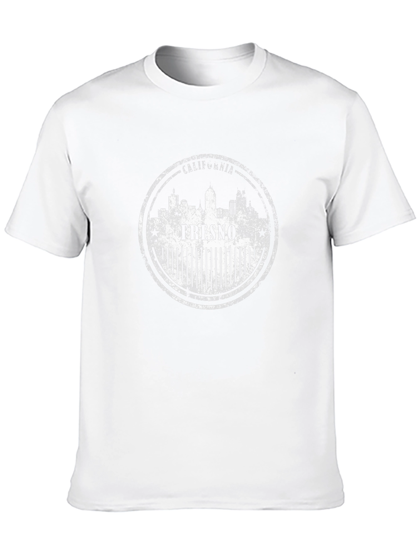 Fresno California Stamp Graphic Tee