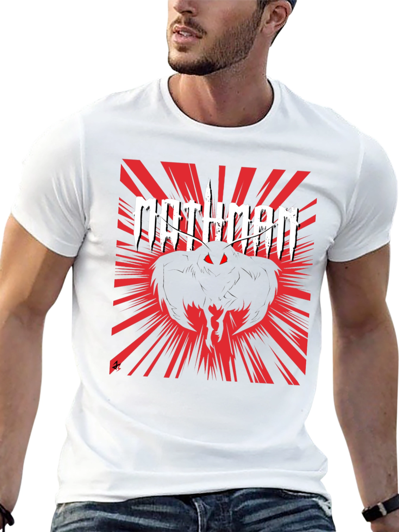 Mothman Graphic Tee - Black