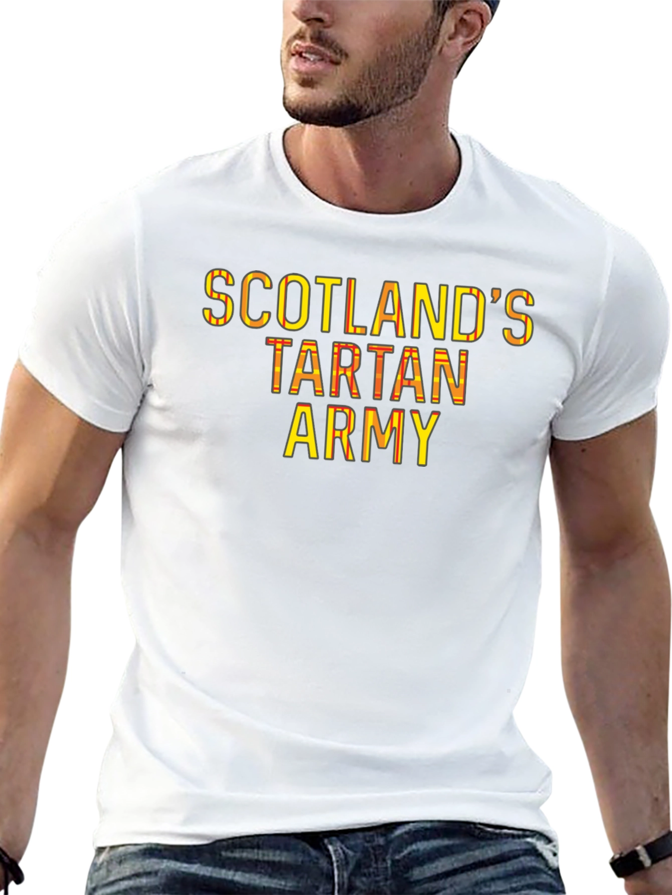 Scotlands Tartan Army Black T-Shirt