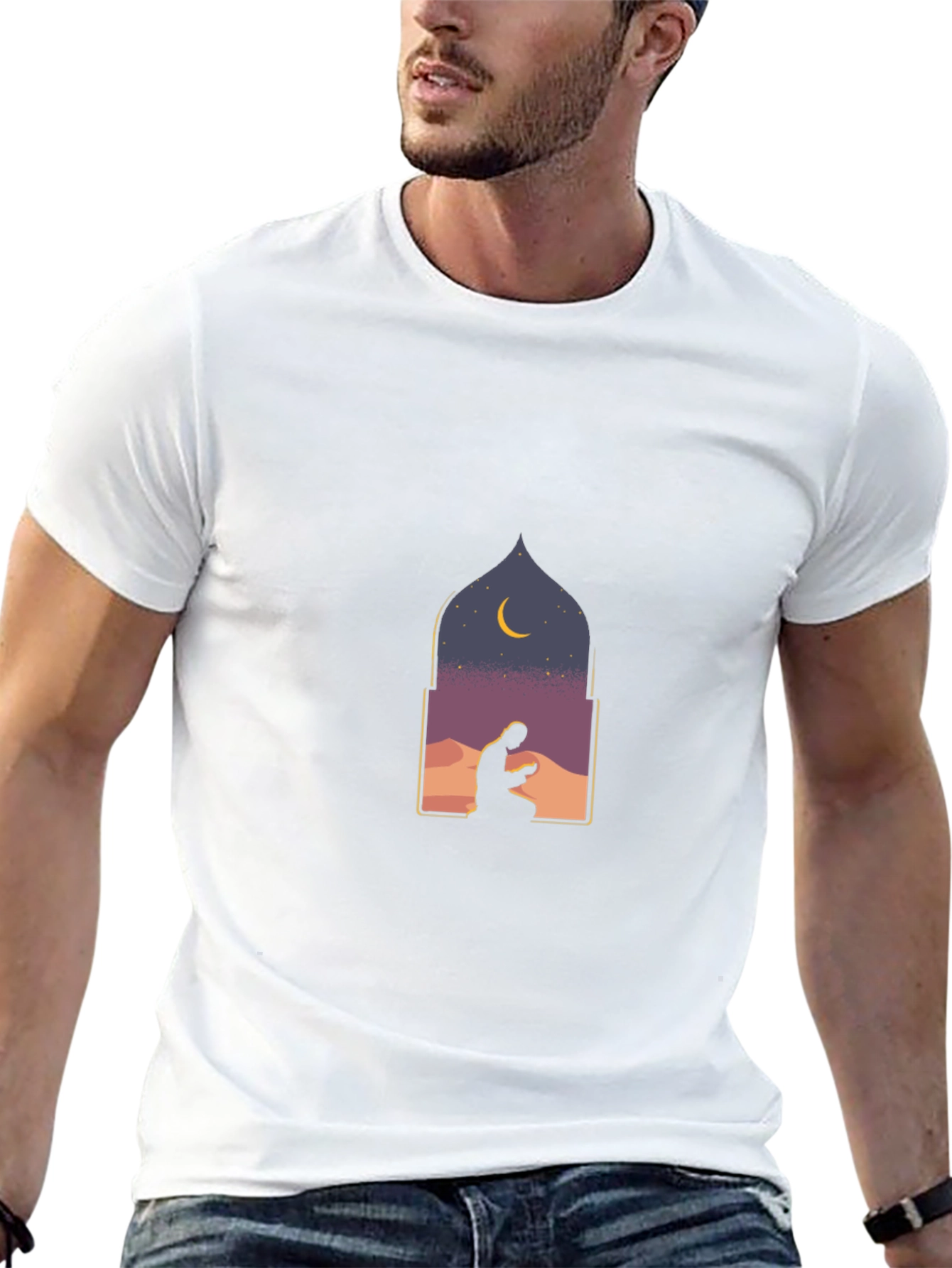 Prayer Silhouette Graphic Tee