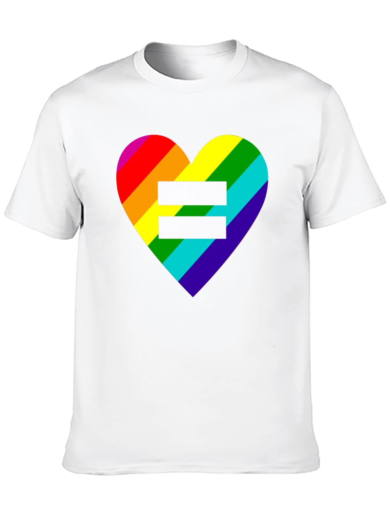 Equality Rainbow Heart Tee