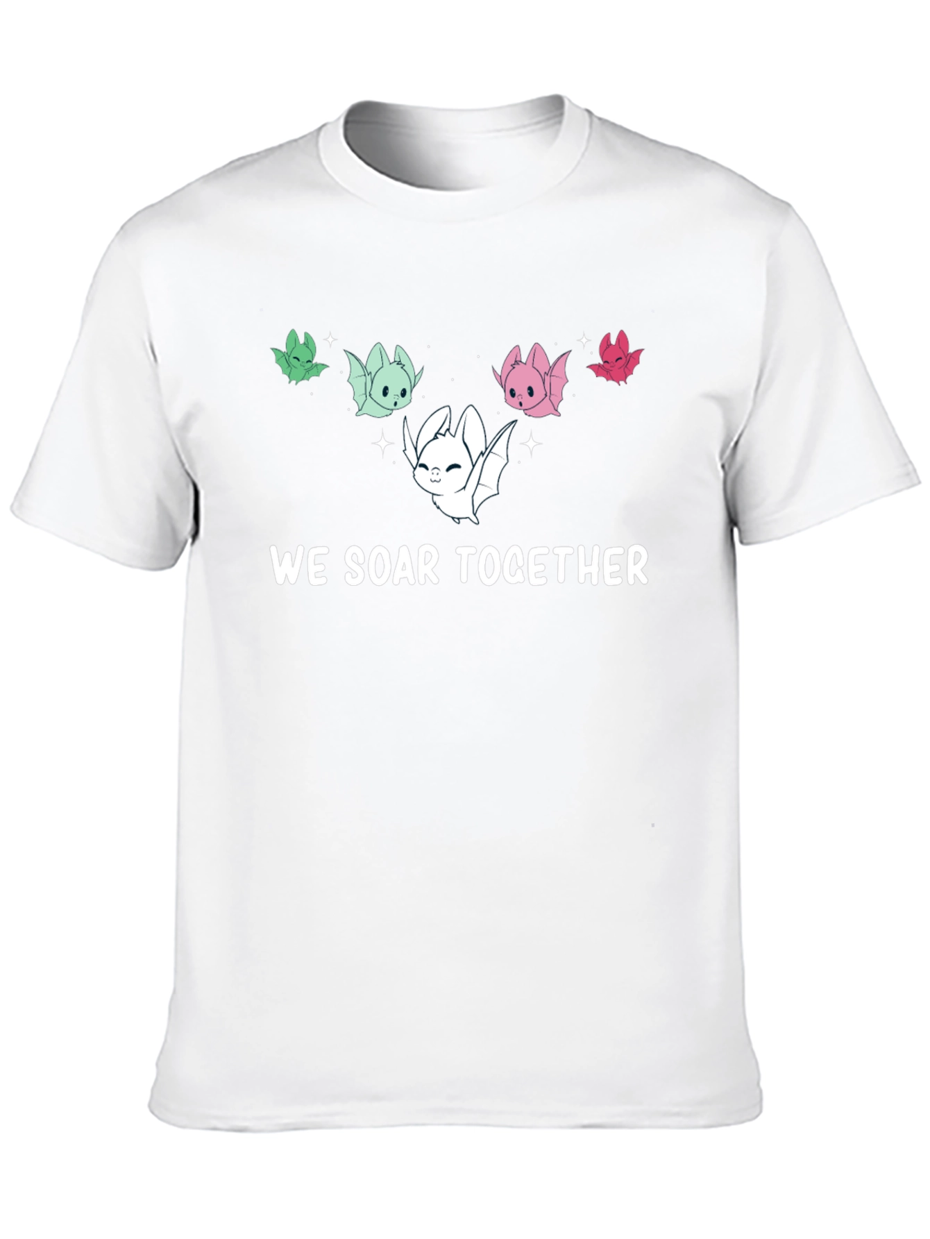 We Soar Together Bat Graphic T-Shirt