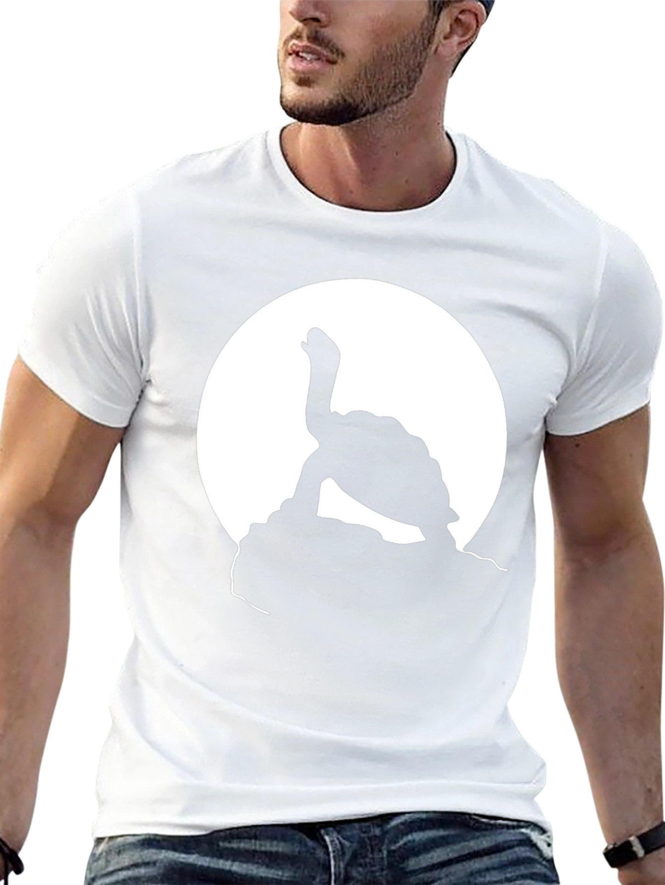 Turtle Silhouette T-Shirt - Black Graphic Tee